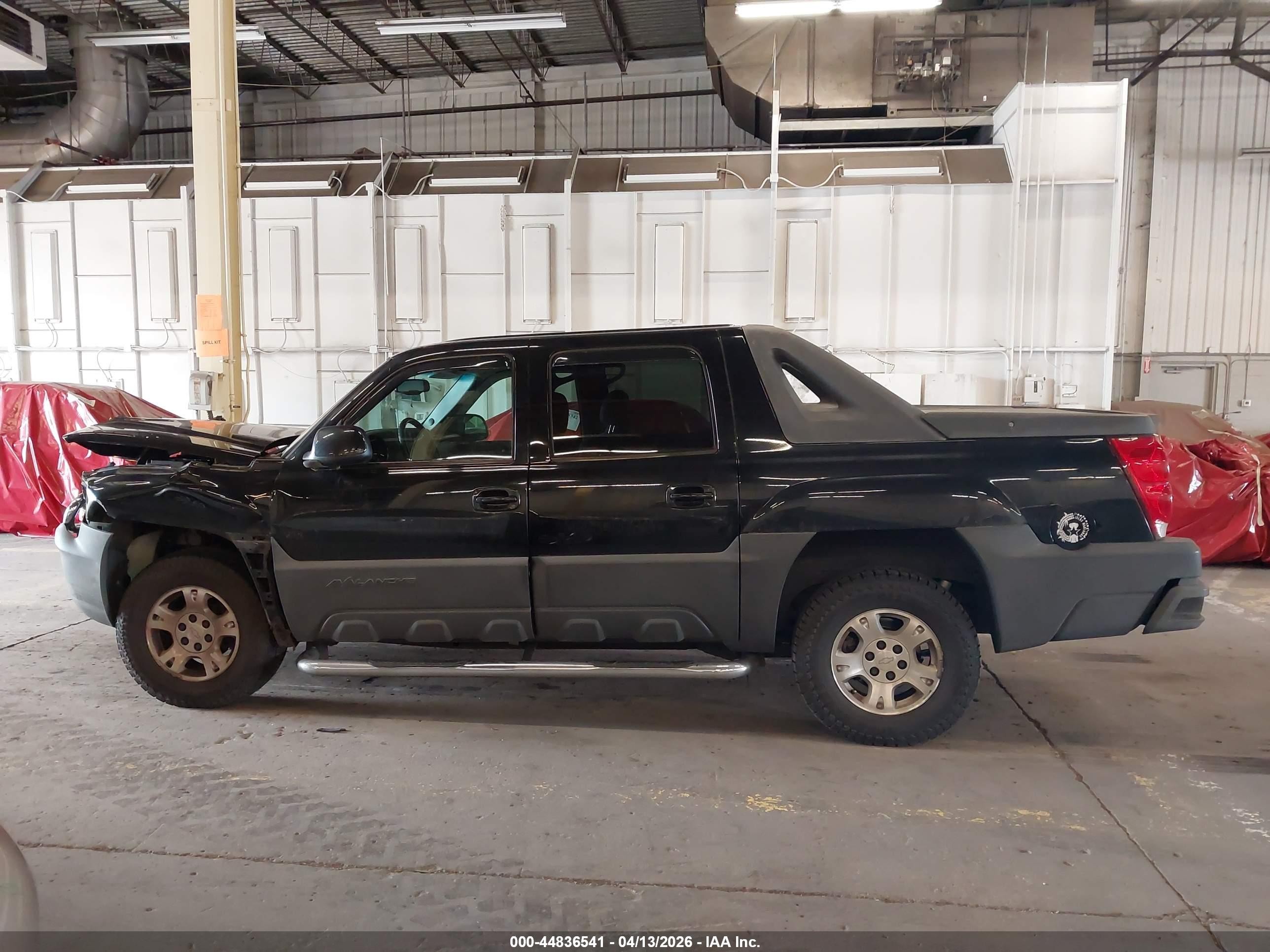 2003 Chevrolet Avalanche 1500   Black vin: 3GNEK13T53G263667