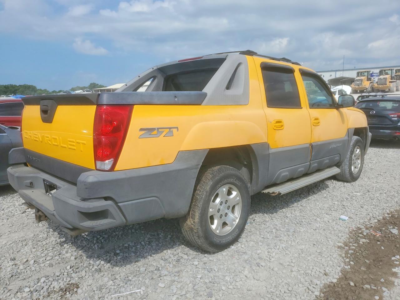 2003 Chevrolet Avalance Yellow vin: 3GNEK13T53G288634