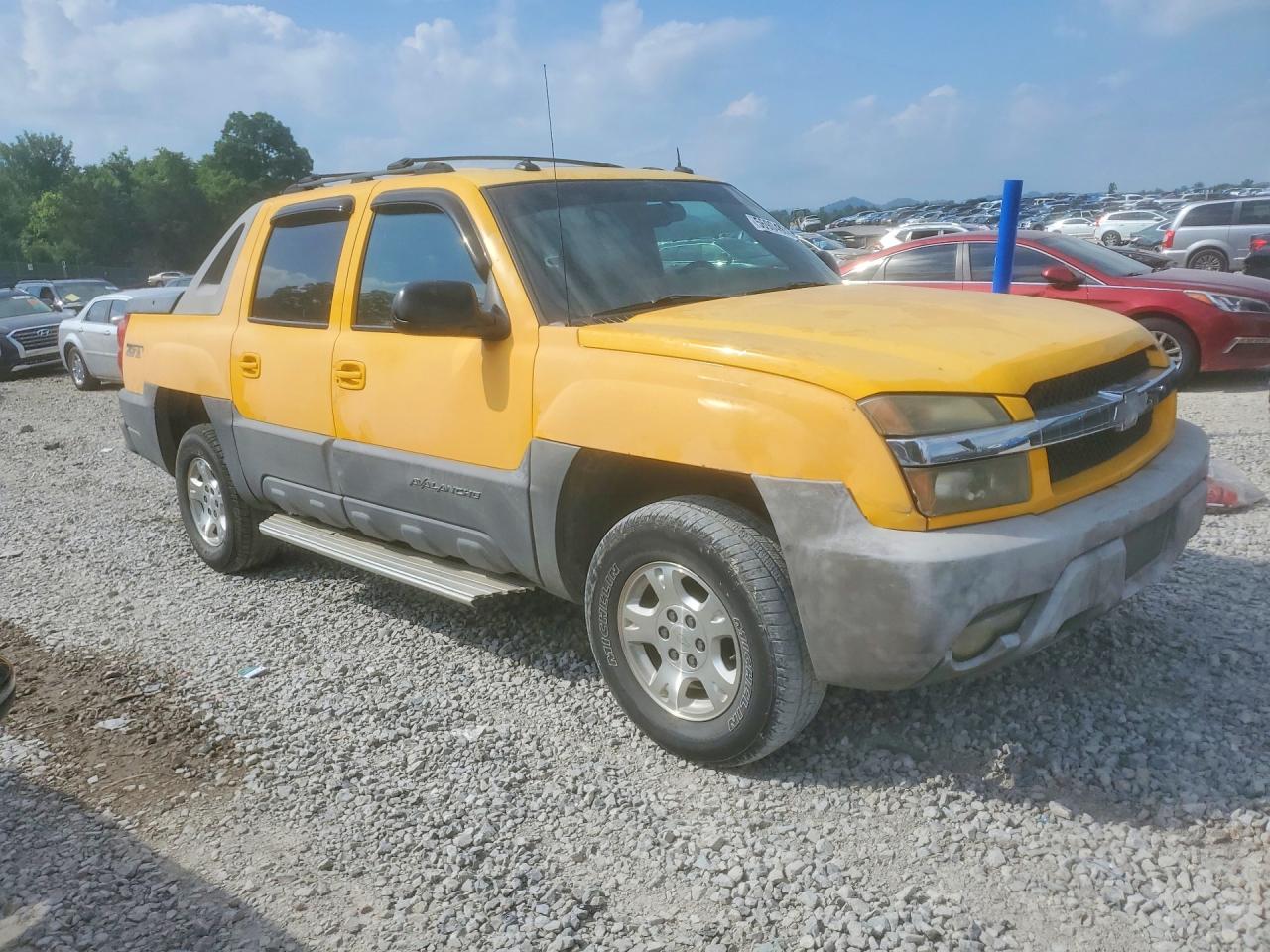 2003 Chevrolet Avalance Yellow vin: 3GNEK13T53G288634