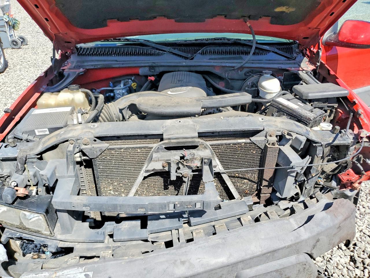 2003 Chevrolet Avalanche K1500 Red vin: 3GNEK13T63G319258
