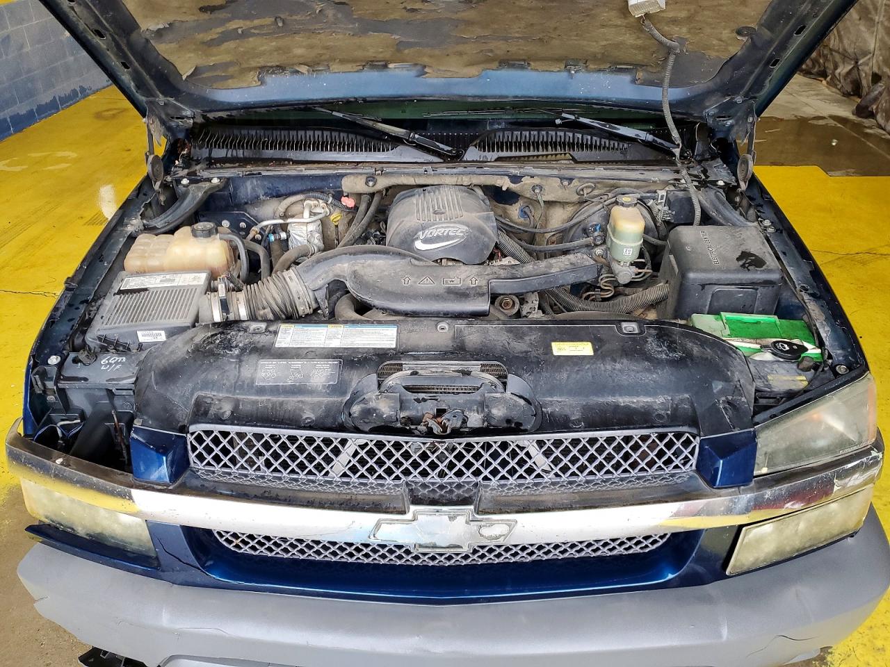 2002 Chevrolet Avalanche K1500 Blue vin: 3GNEK13T72G229969