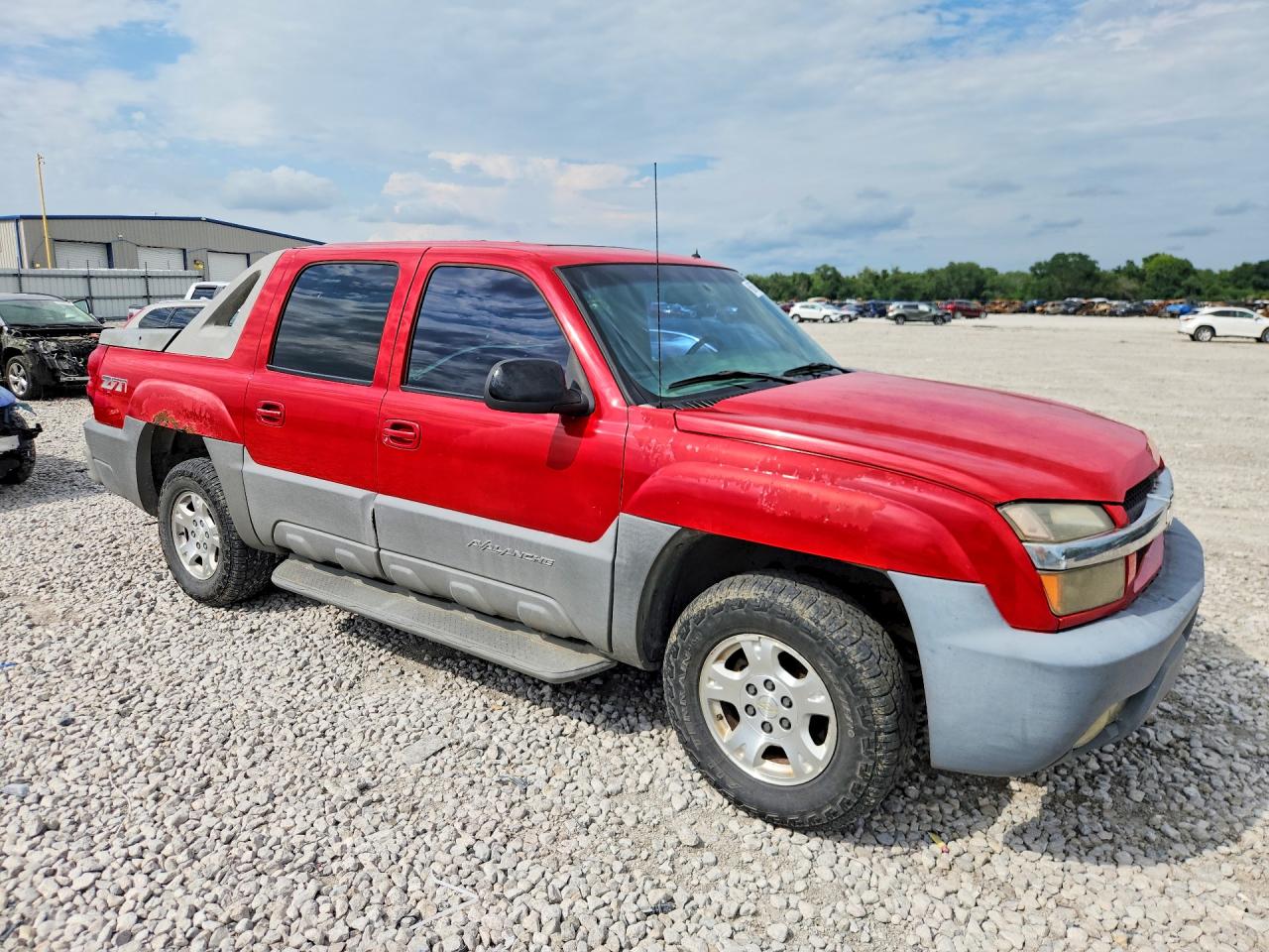 2002 Chevrolet Avalanche K1500 Red vin: 3GNEK13T82G130058