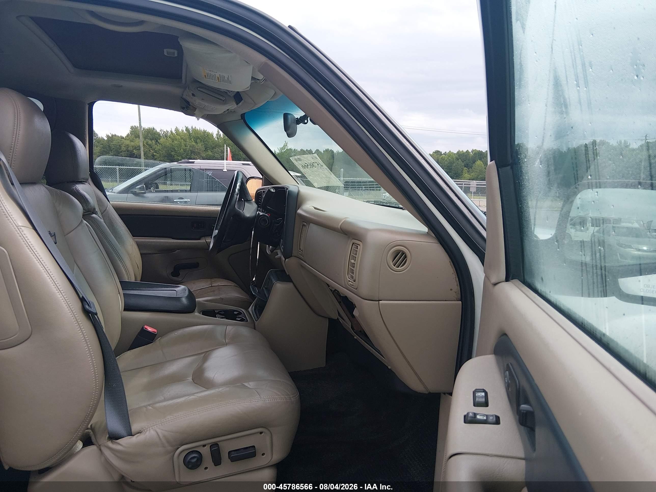 2002 Chevrolet Avalanche 1500   Белый vin: 3GNEK13T82G213392