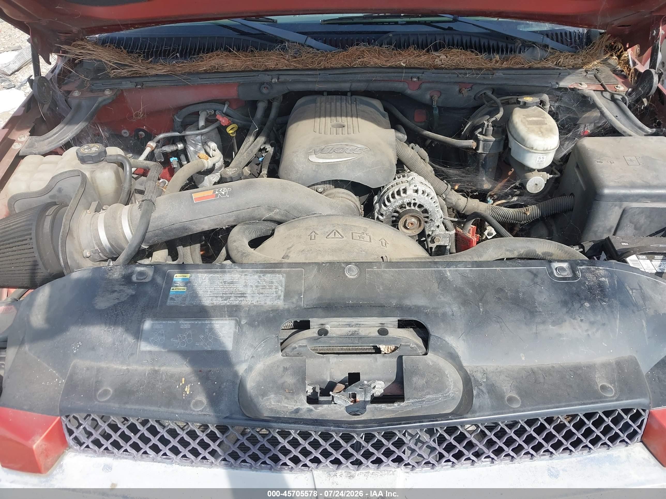 2003 Chevrolet Avalanche K1500 Orange vin: 3GNEK13T83G135942