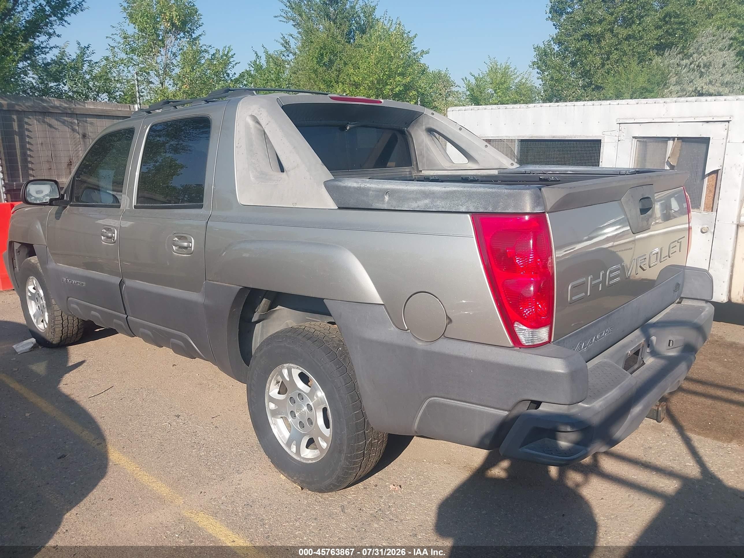 2003 Chevrolet Avalanche 1500   Tan vin: 3GNEK13T83G222191