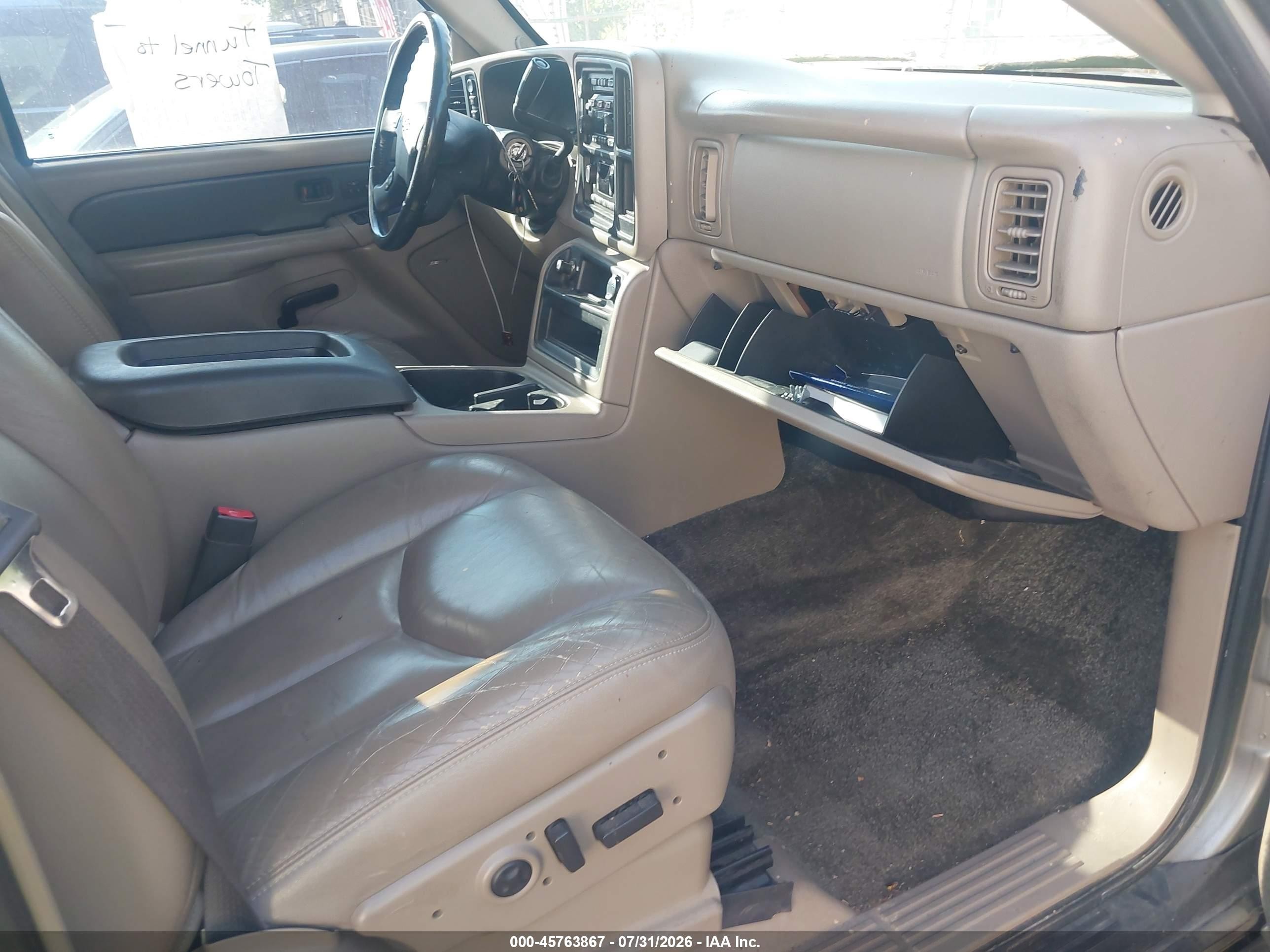 2003 Chevrolet Avalanche 1500   Tan vin: 3GNEK13T83G222191