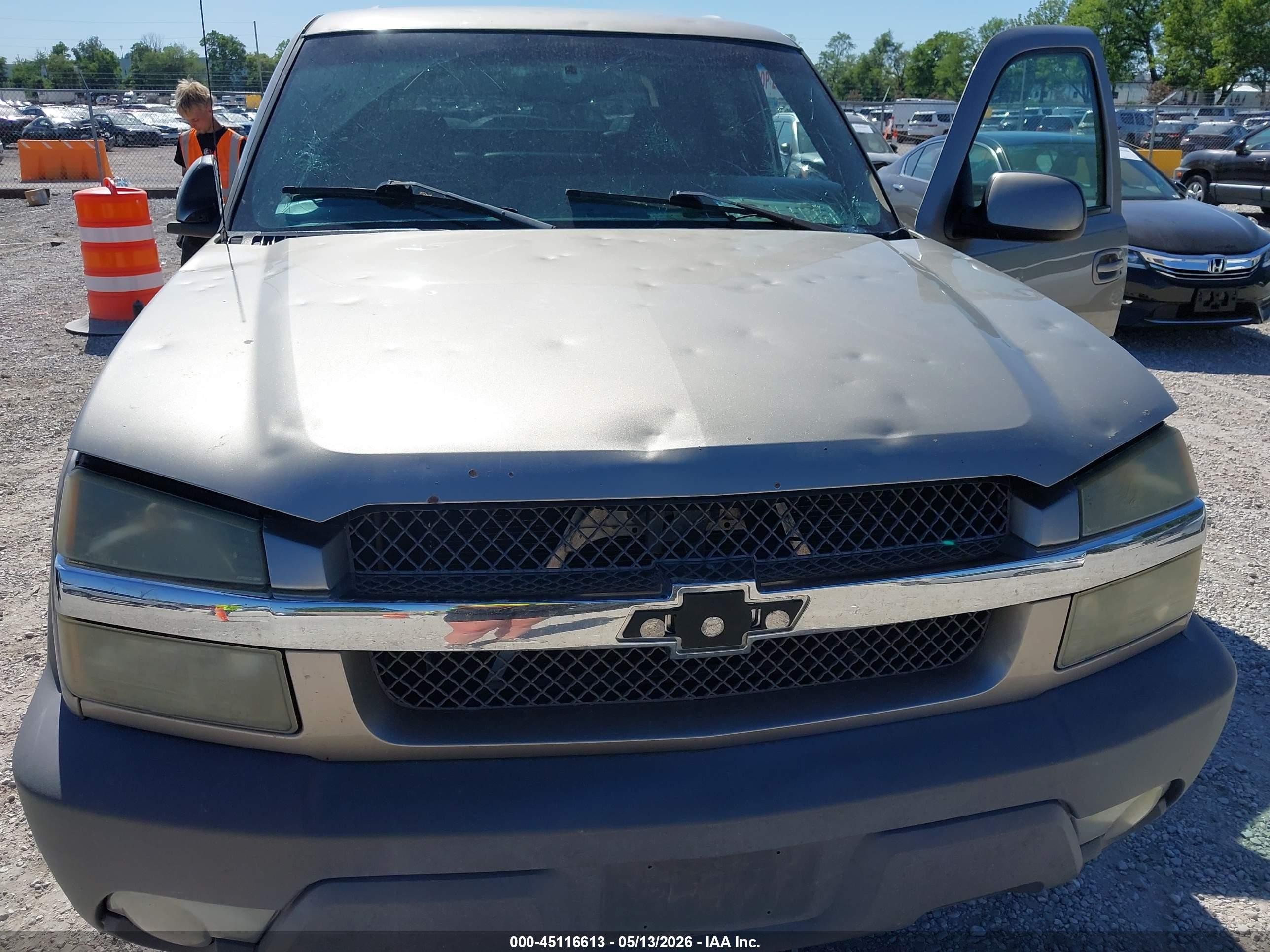 2002 Chevrolet Avalanche 1500   Gold vin: 3GNEK13T92G288053