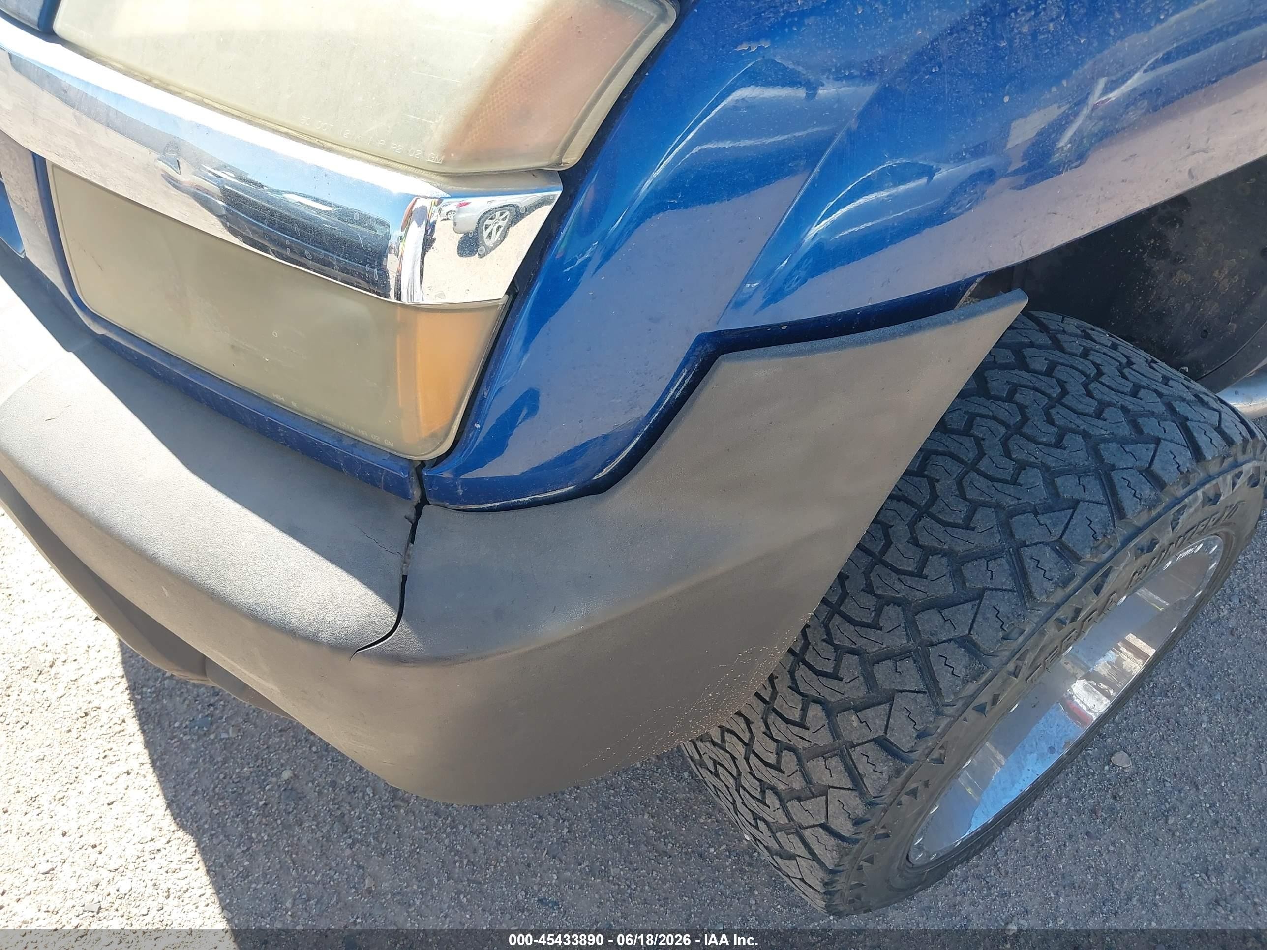 2003 Chevrolet Avalanche 1500   Blue vin: 3GNEK13T93G146478