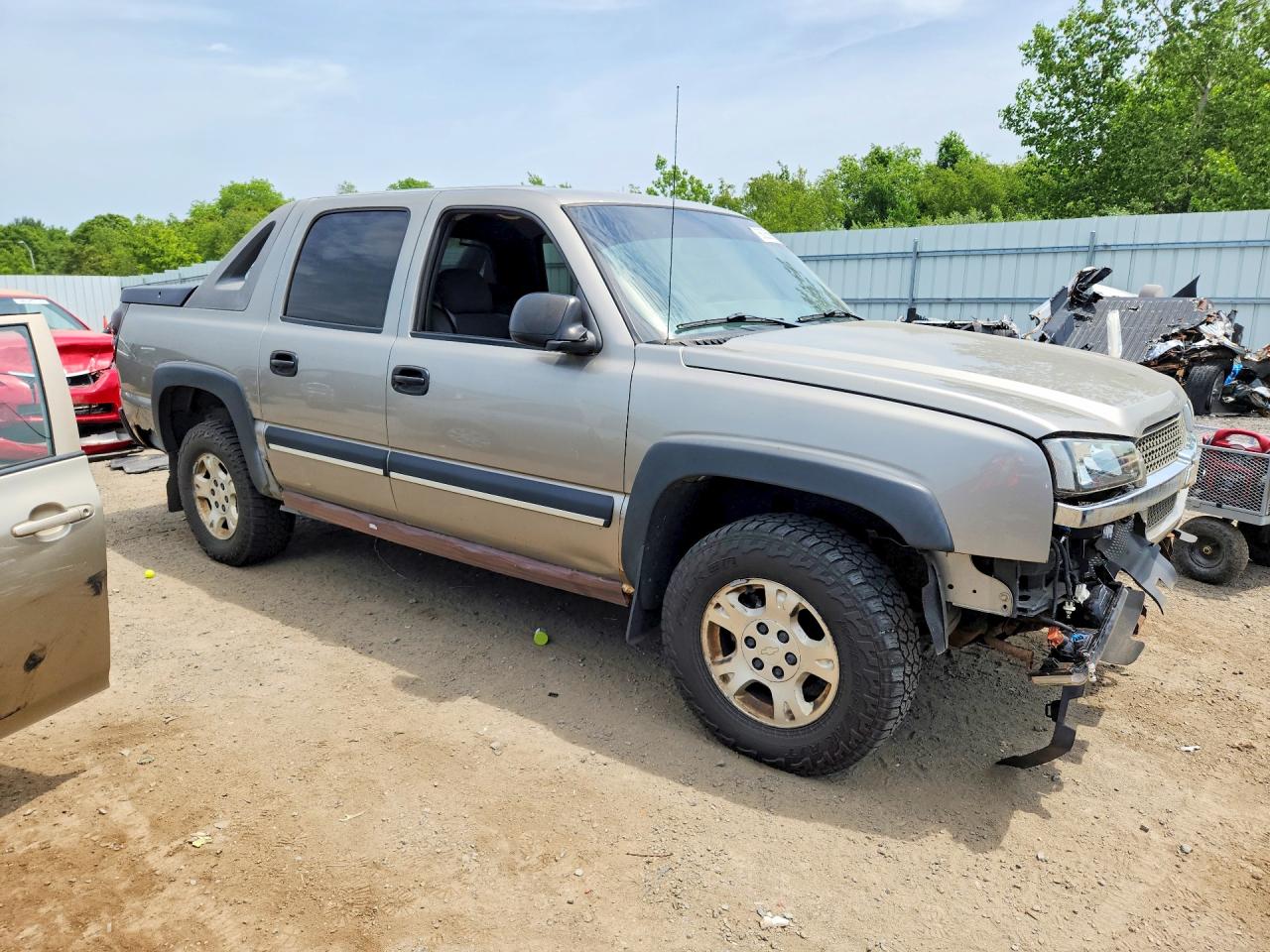 2003 Chevrolet Avalanche K1500 Silver vin: 3GNEK13T93G265681