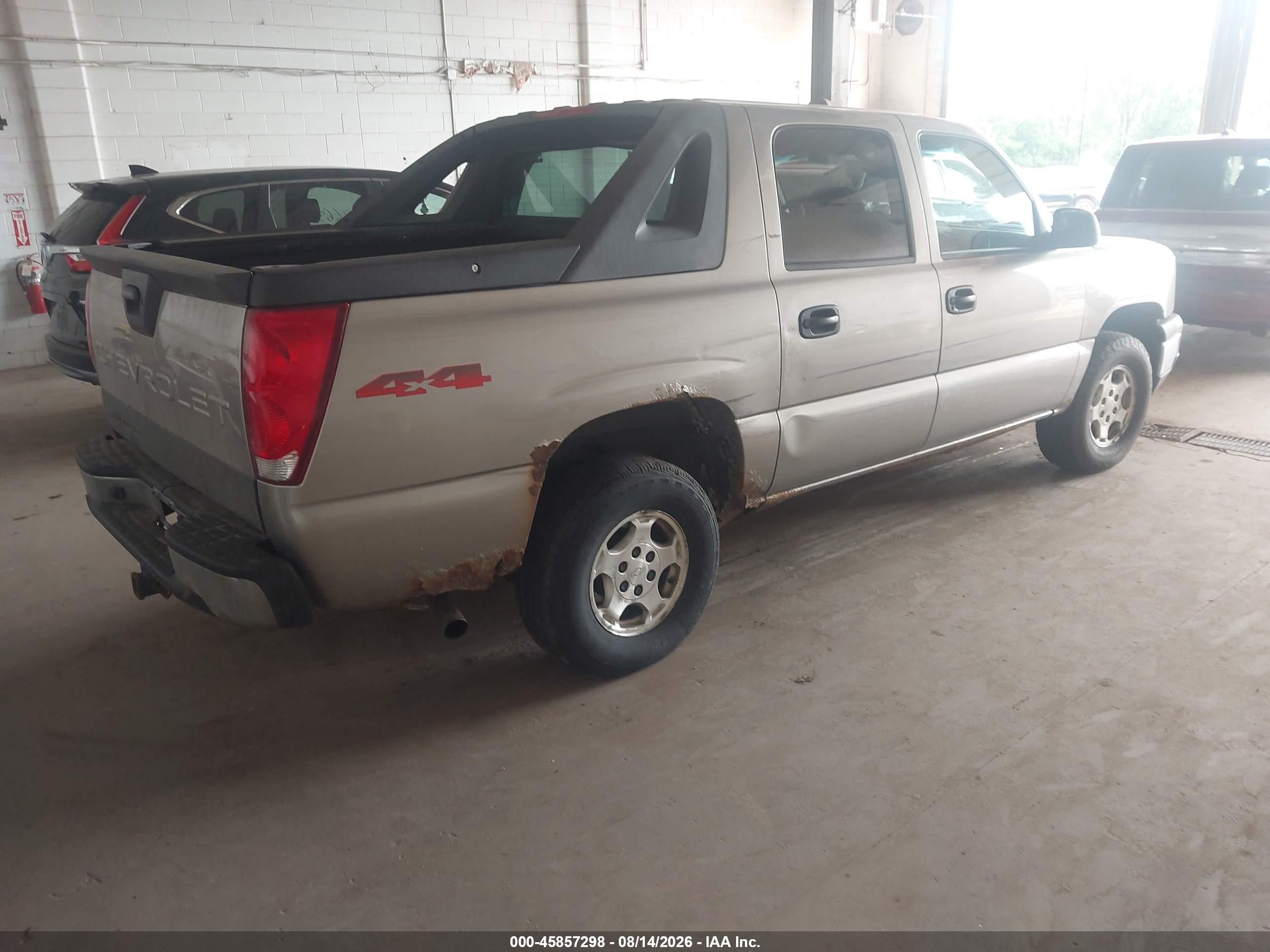 2003 Chevrolet Avalanche 1500 Tan vin: 3GNEK13T93G295148