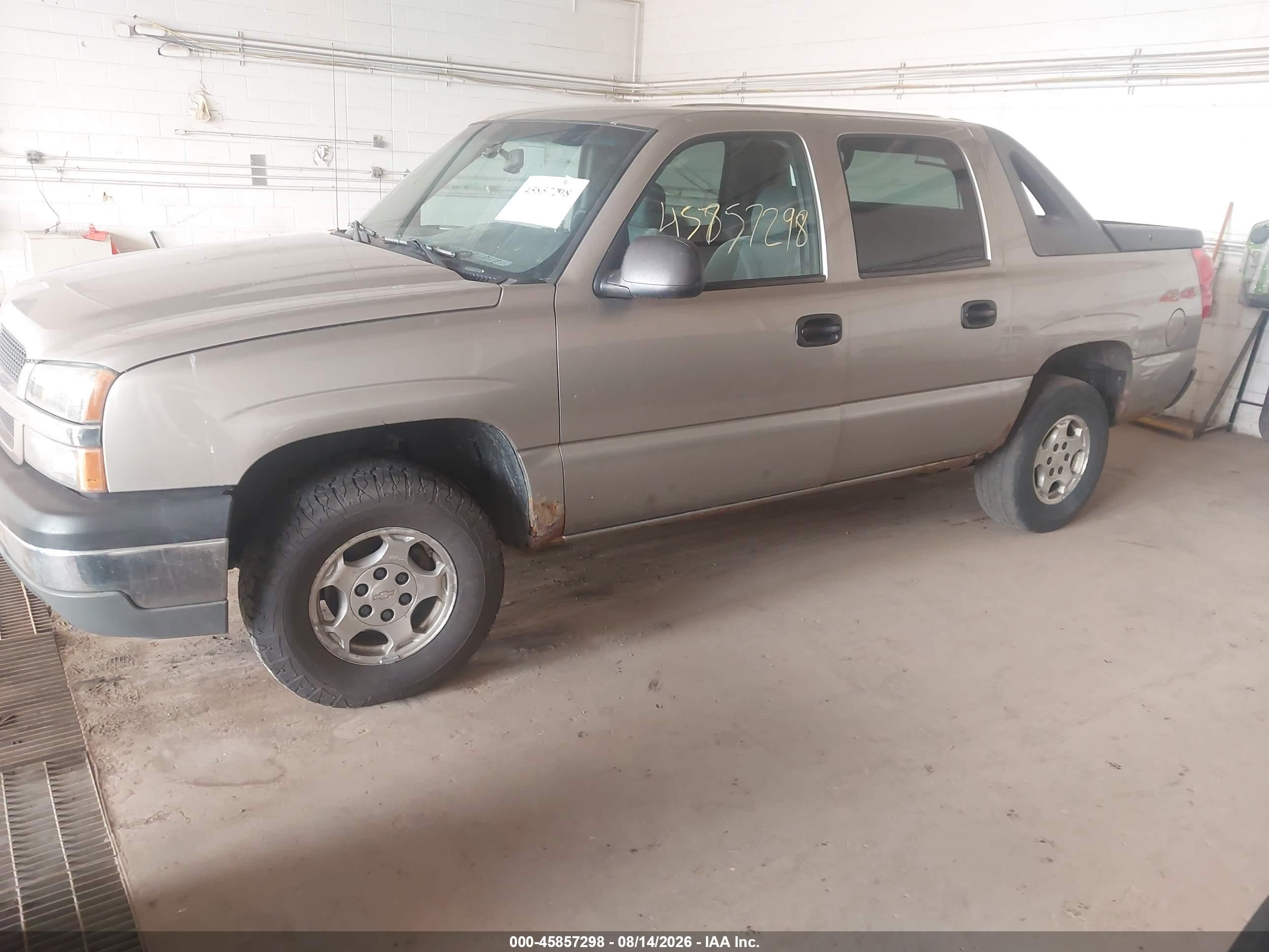 2003 Chevrolet Avalanche 1500 Tan vin: 3GNEK13T93G295148