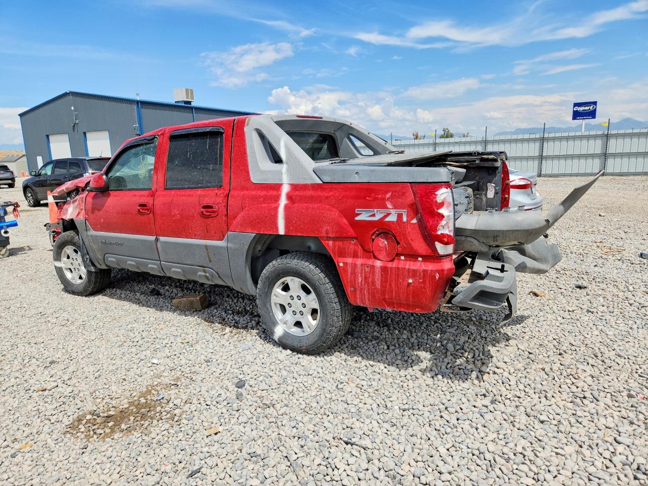 2002 Chevrolet Avalanche K1500 Red vin: 3GNEK13TX2G157181