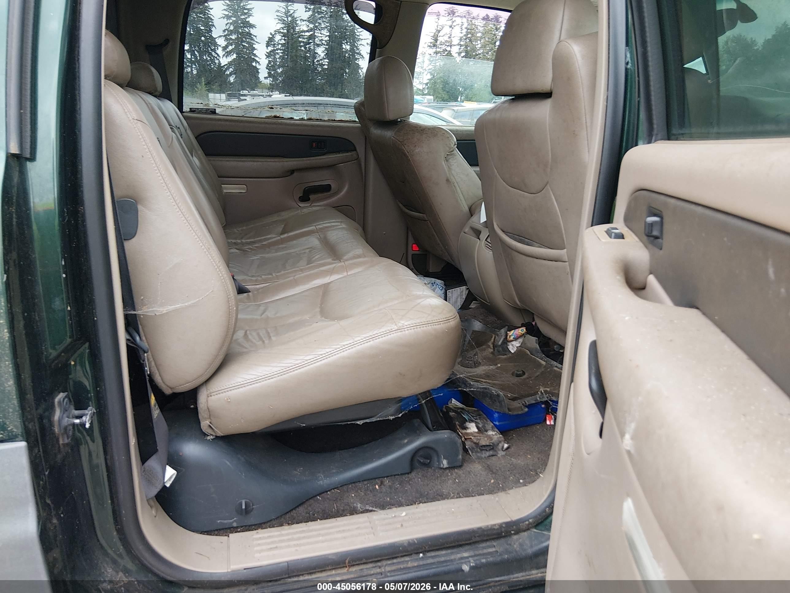 2002 Chevrolet Avalanche 1500   Зеленый vin: 3GNEK13TX2G226922