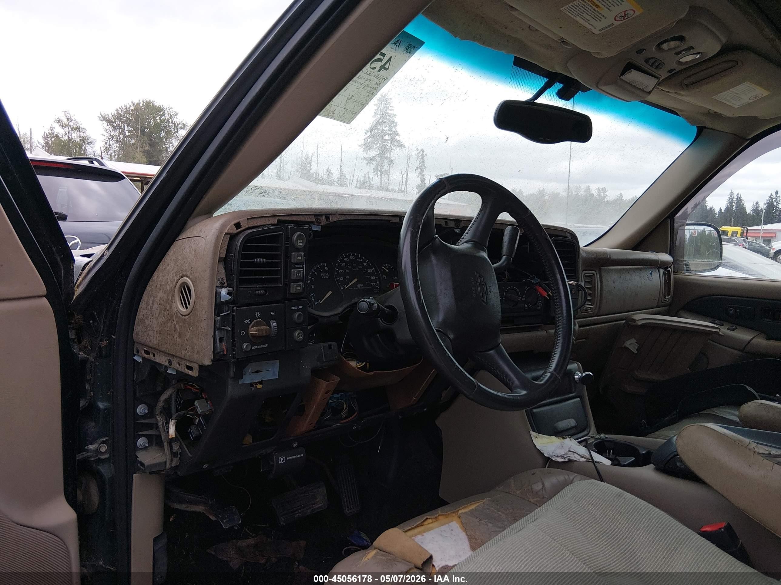 2002 Chevrolet Avalanche 1500   Зеленый vin: 3GNEK13TX2G226922