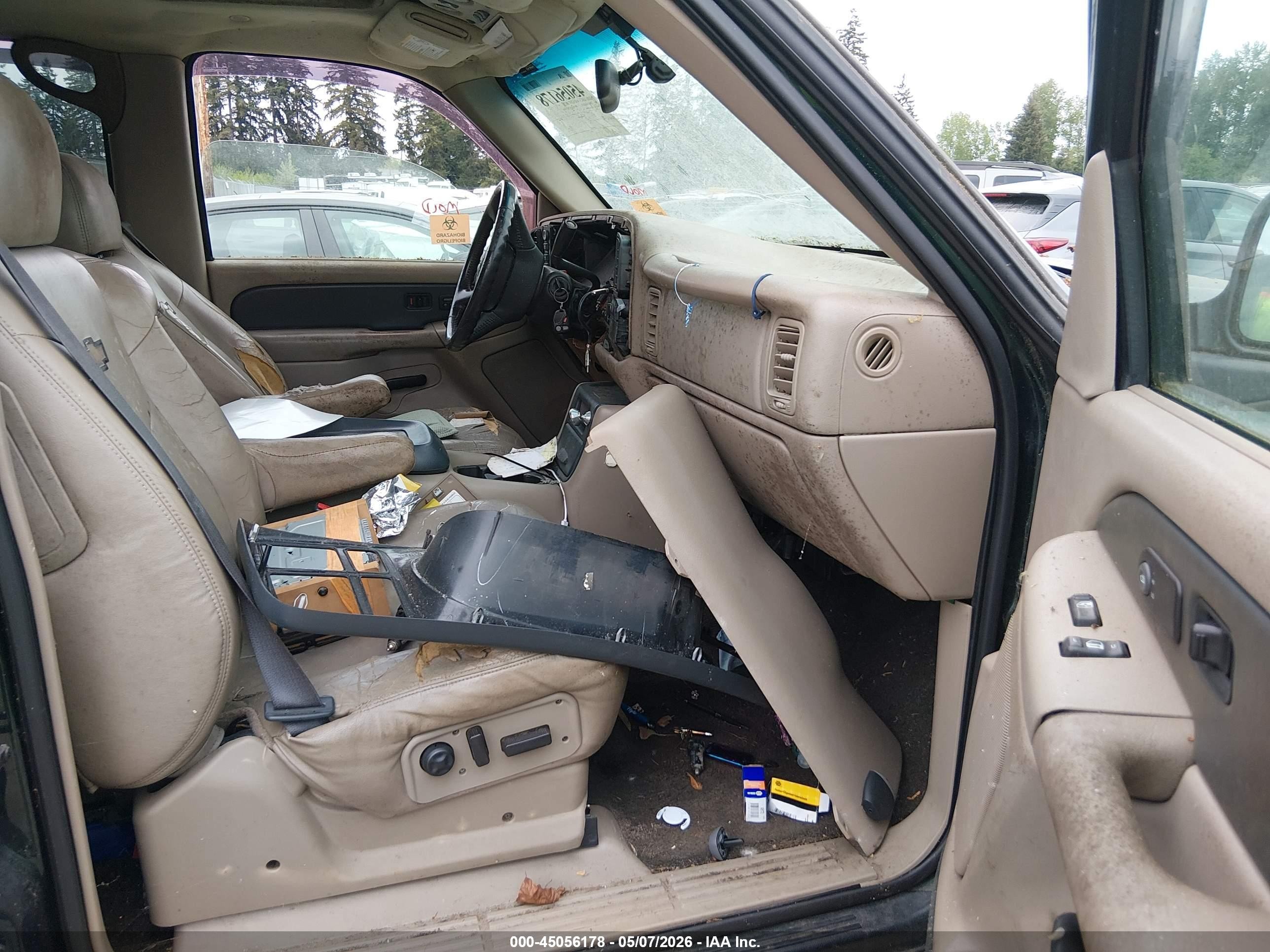 2002 Chevrolet Avalanche 1500   Зеленый vin: 3GNEK13TX2G226922