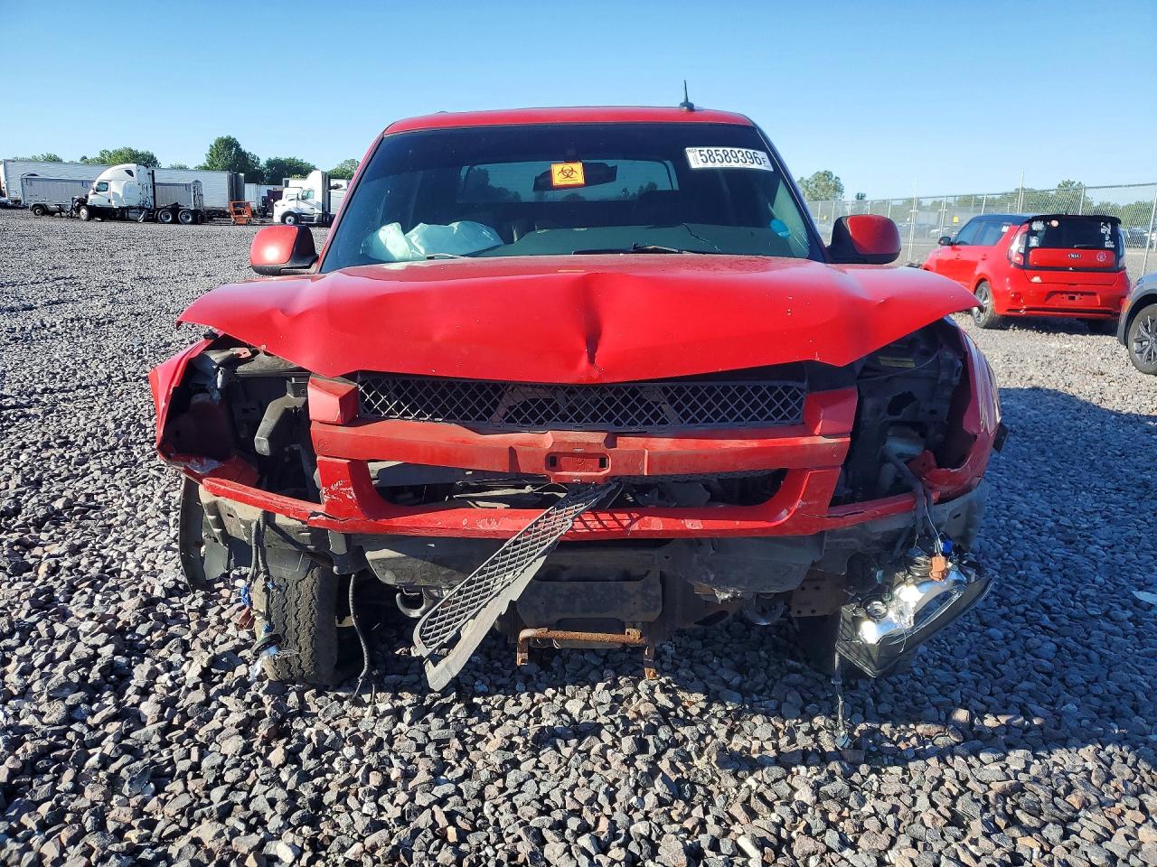 2002 Chevrolet Avalanche K1500 Red vin: 3GNEK13TX2G328320