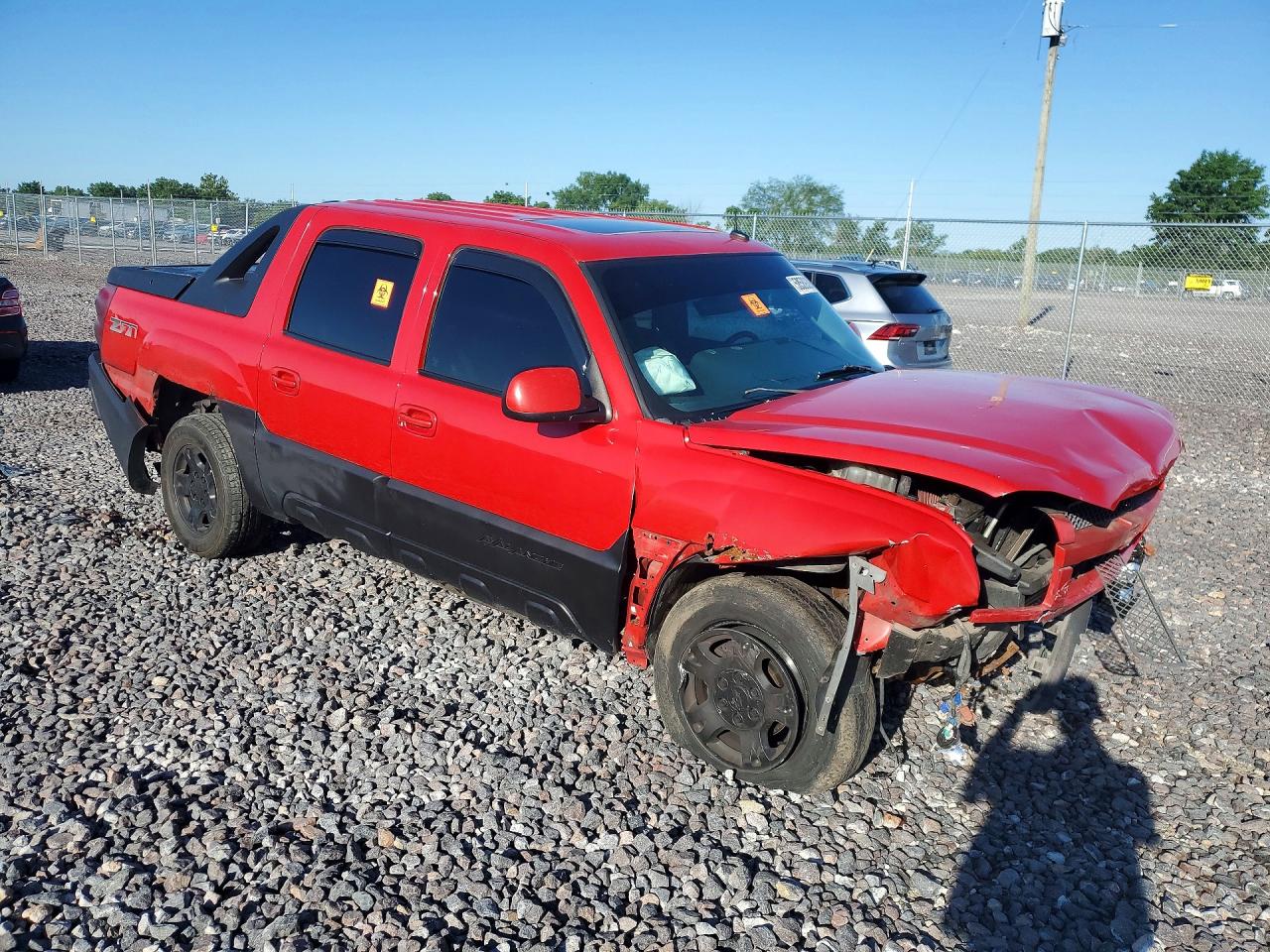 2002 Chevrolet Avalanche K1500 Red vin: 3GNEK13TX2G328320