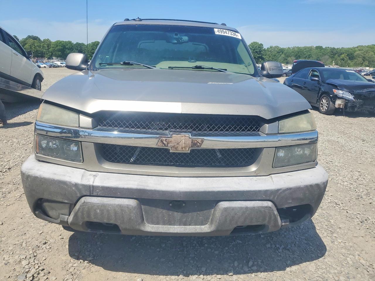2003 Chevrolet Avalanche K1500 Tan vin: 3GNEK13TX3G161913