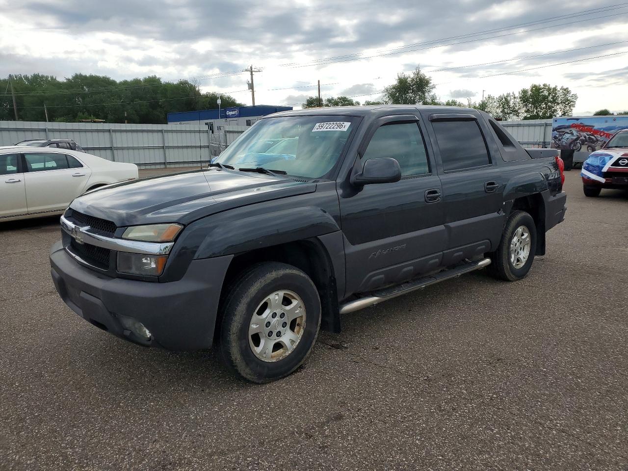 2003 Chevrolet Avalanche K1500 Gray vin: 3GNEK13TX3G219969