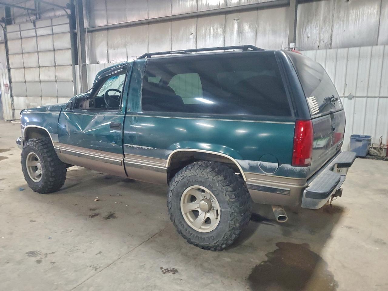 1995 Chevrolet Tahoe K1500 Green vin: 3GNEK18K7SG119164