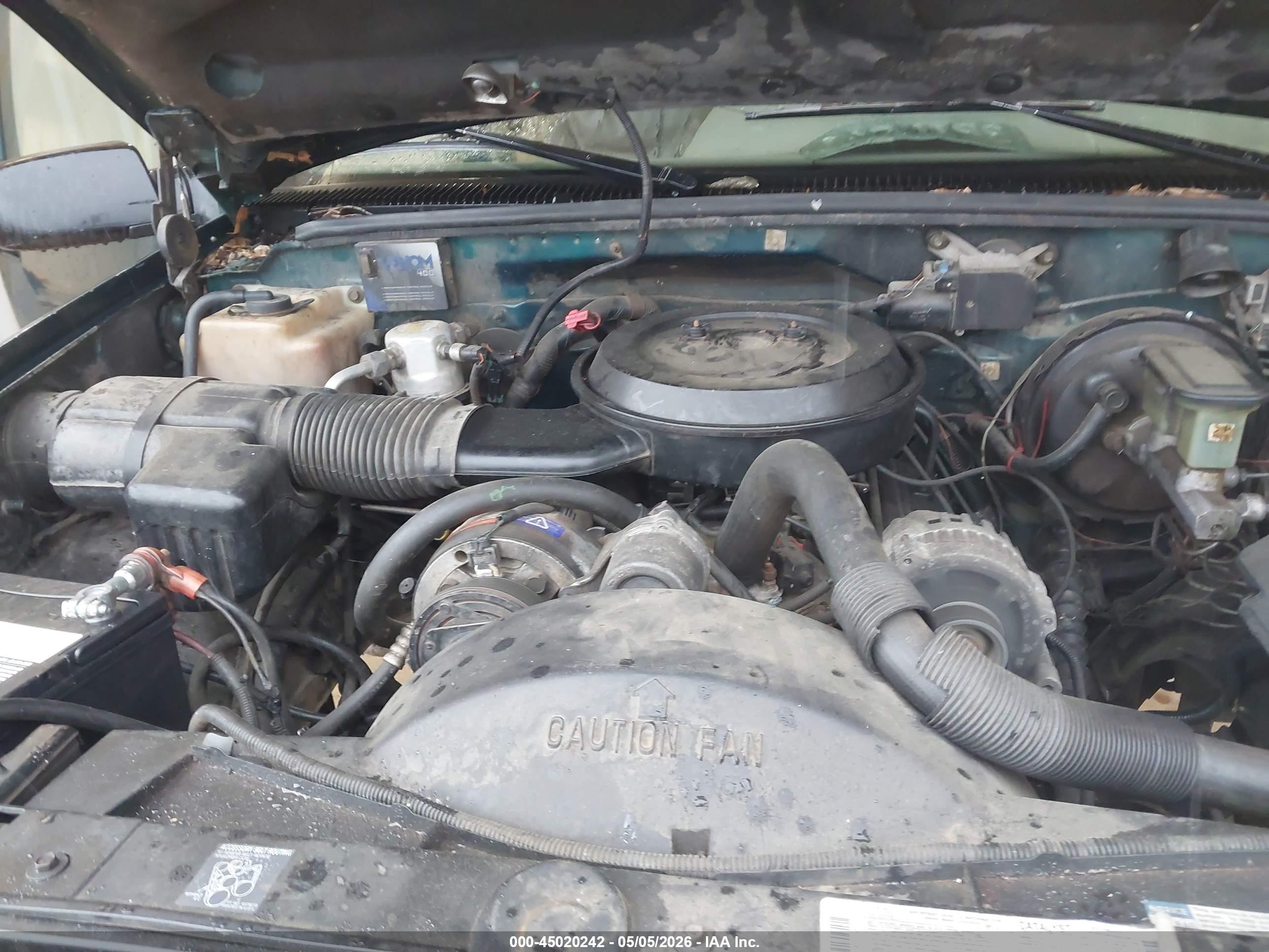 1995 Chevrolet Tahoe K1500 Зеленый vin: 3GNEK18KXSG120342
