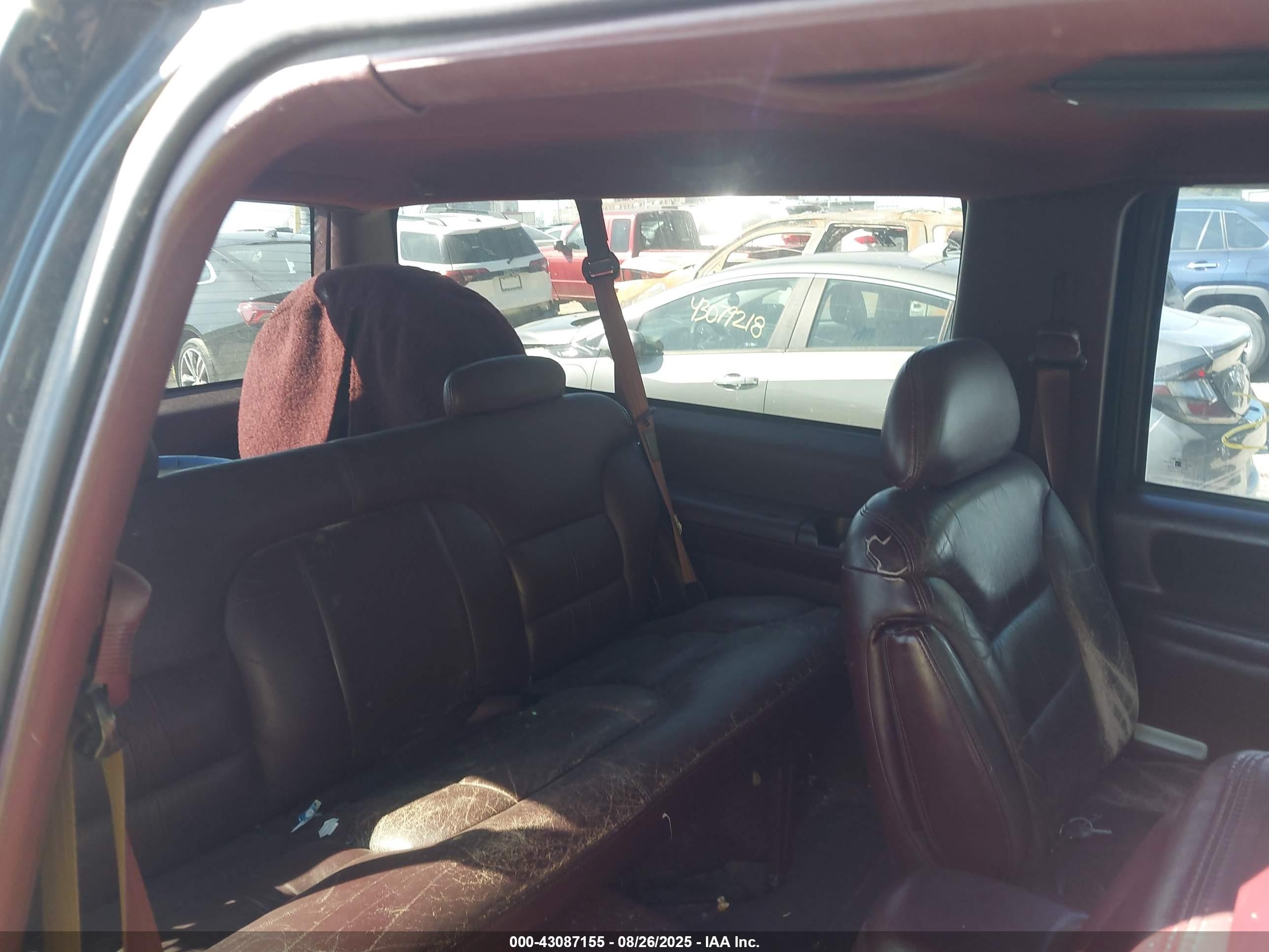 1996 Chevrolet Tahoe K1500 Black vin: 3GNEK18R0TG145796