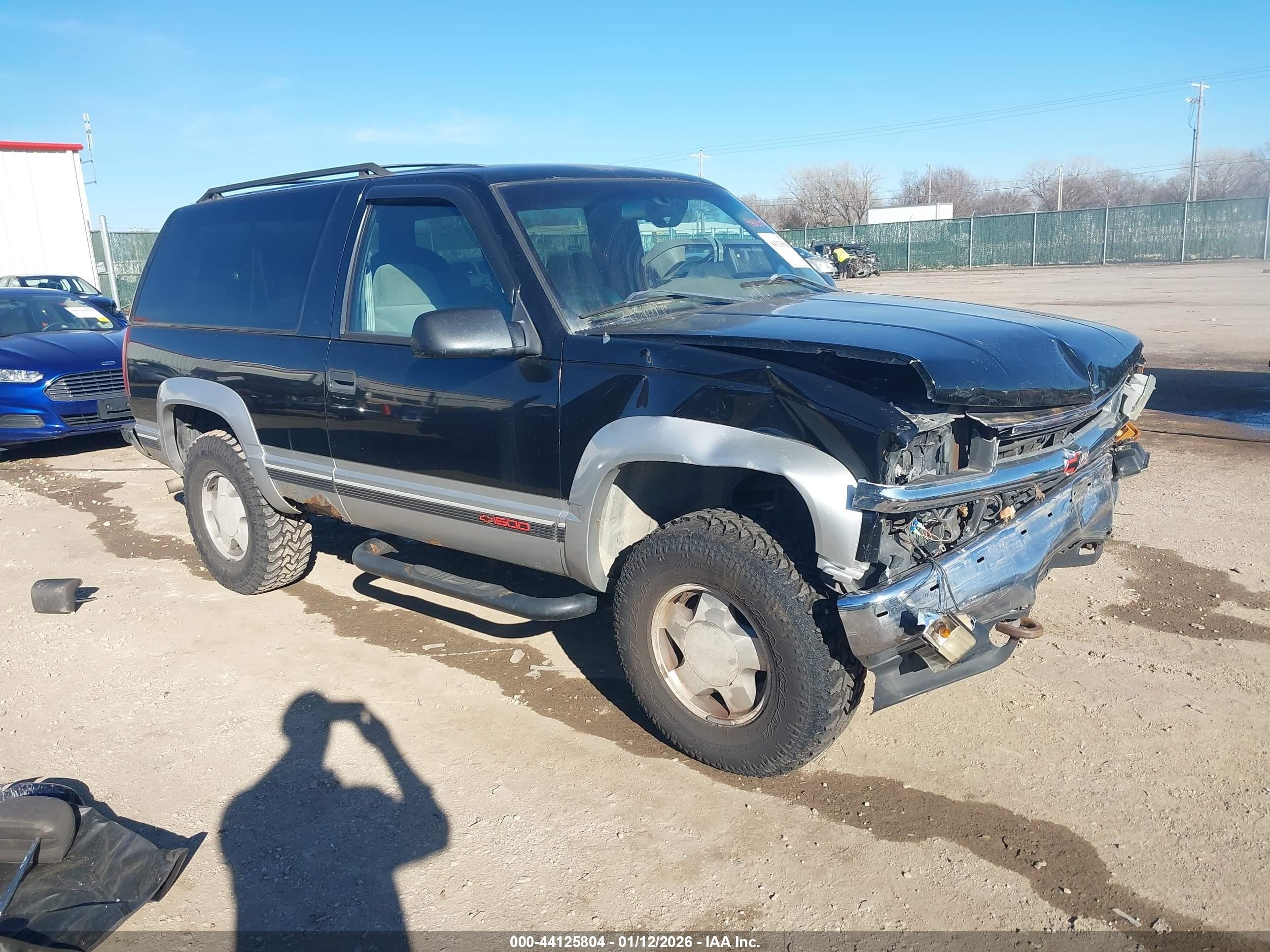 1996 Chevrolet Tahoe K1500 Черный vin: 3GNEK18R0TG165501