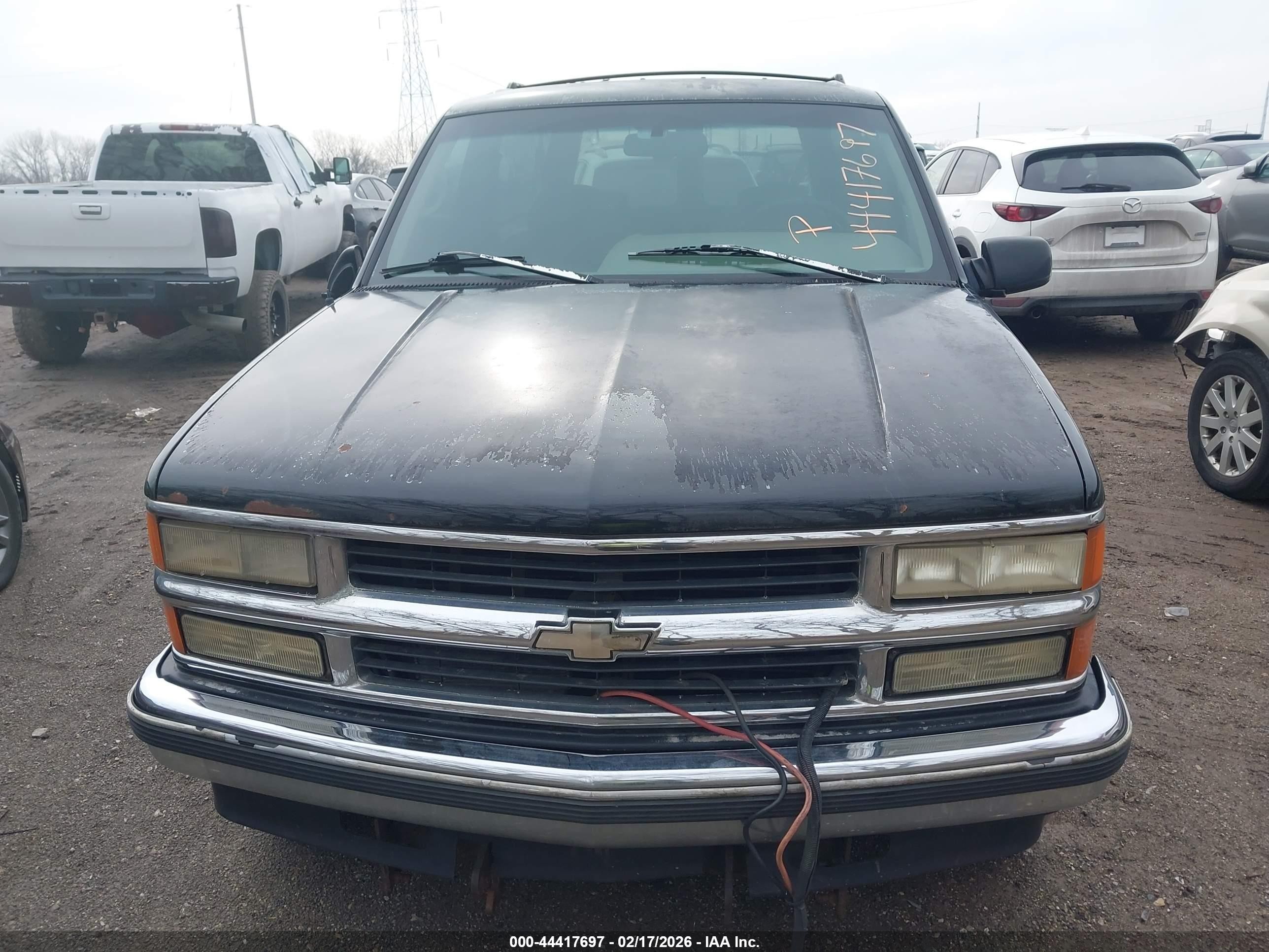 1996 Chevrolet Tahoe K1500 Black vin: 3GNEK18R5TG112048