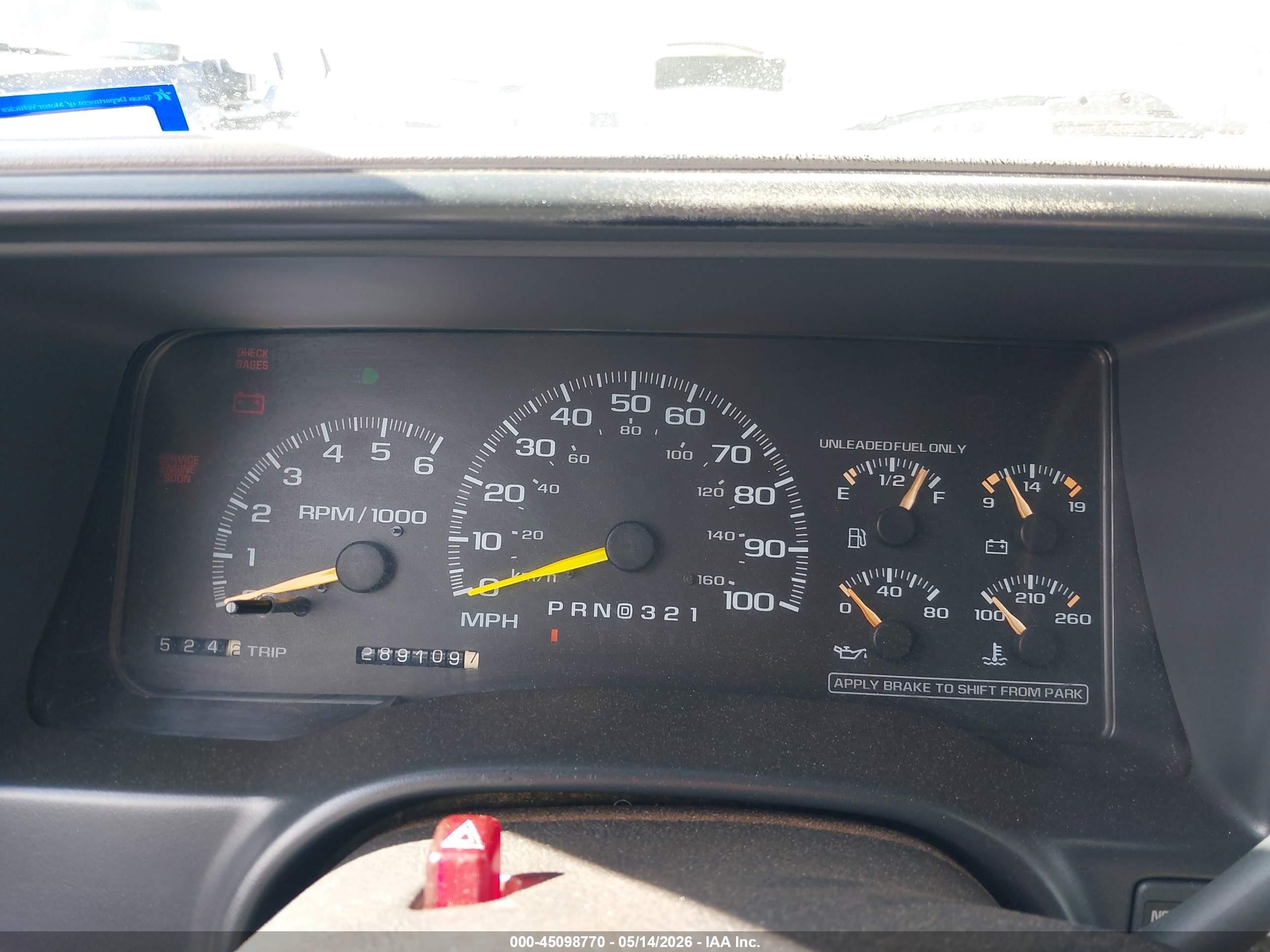 1999 Chevrolet Tahoe   Pewter vin: 3GNEK18R8XG207211
