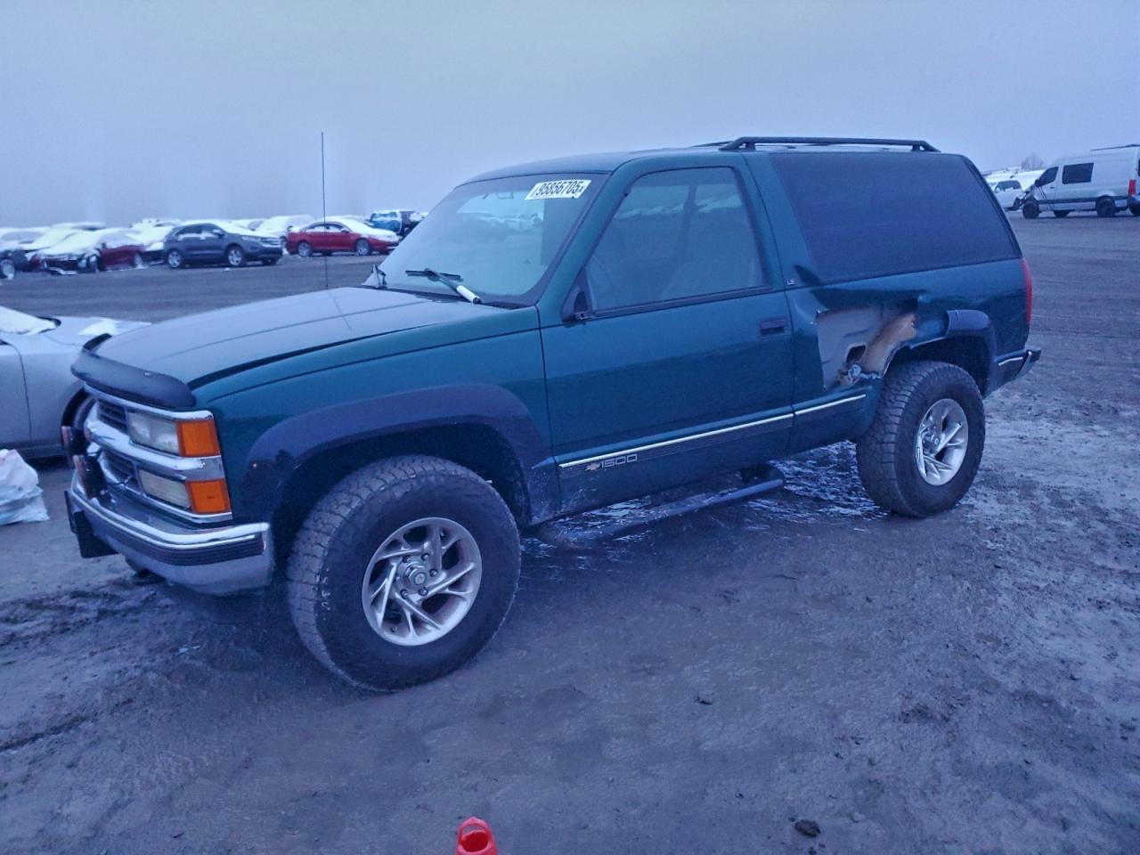 1996 Chevrolet Tahoe K1500 Green vin: 3GNEK18RXTG161021