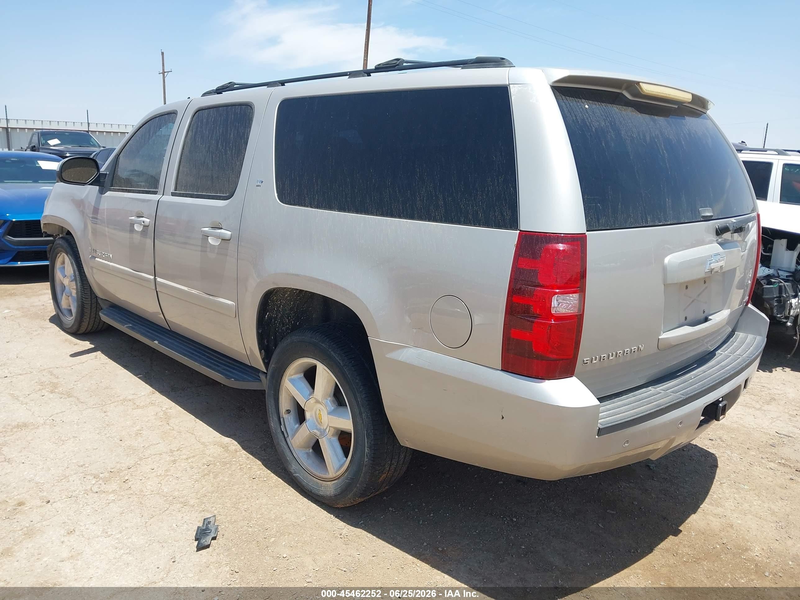 2007 Chevrolet Suburban Lt Beige vin: 3GNFC16007G180026