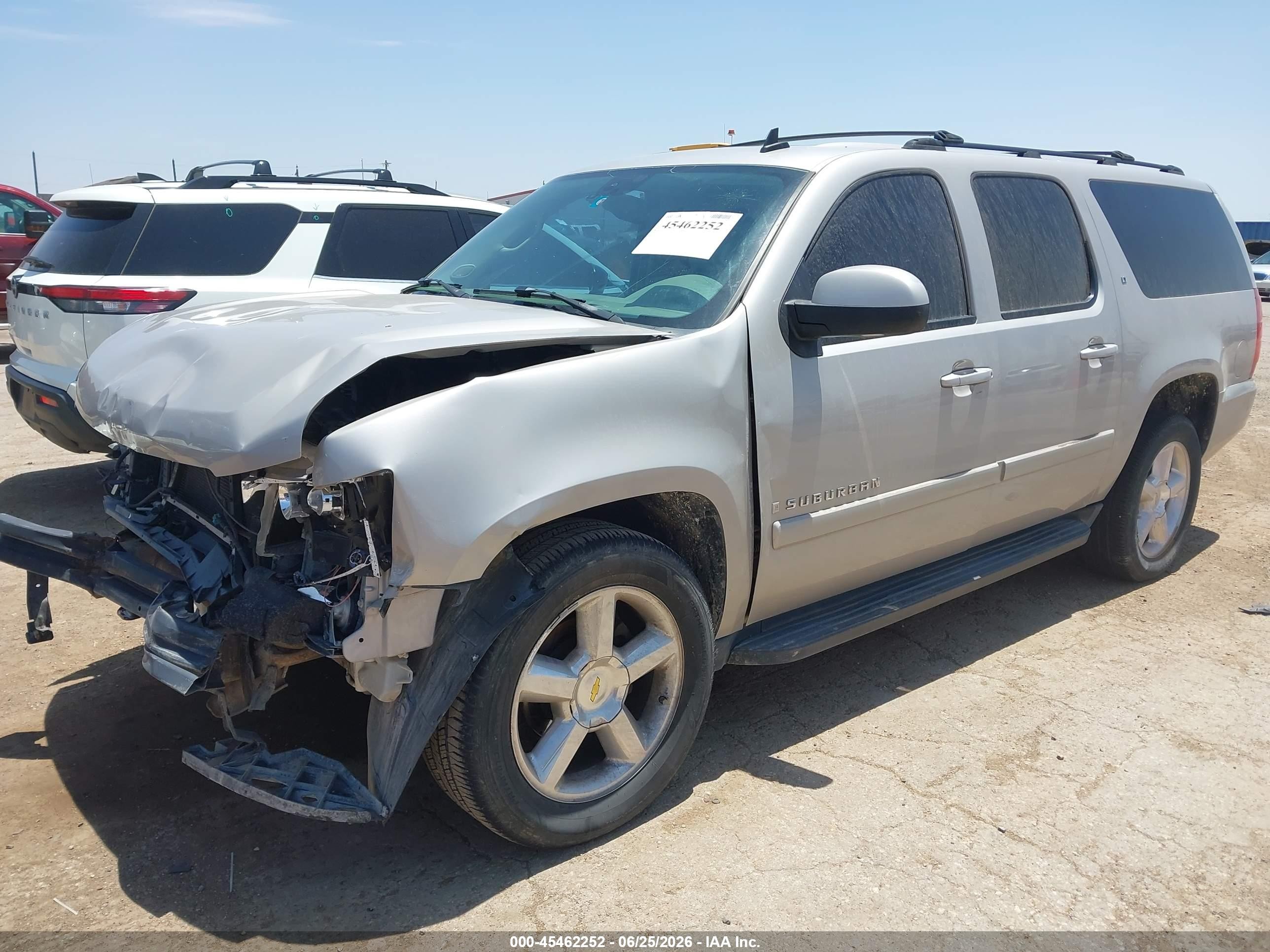 2007 Chevrolet Suburban Lt Beige vin: 3GNFC16007G180026