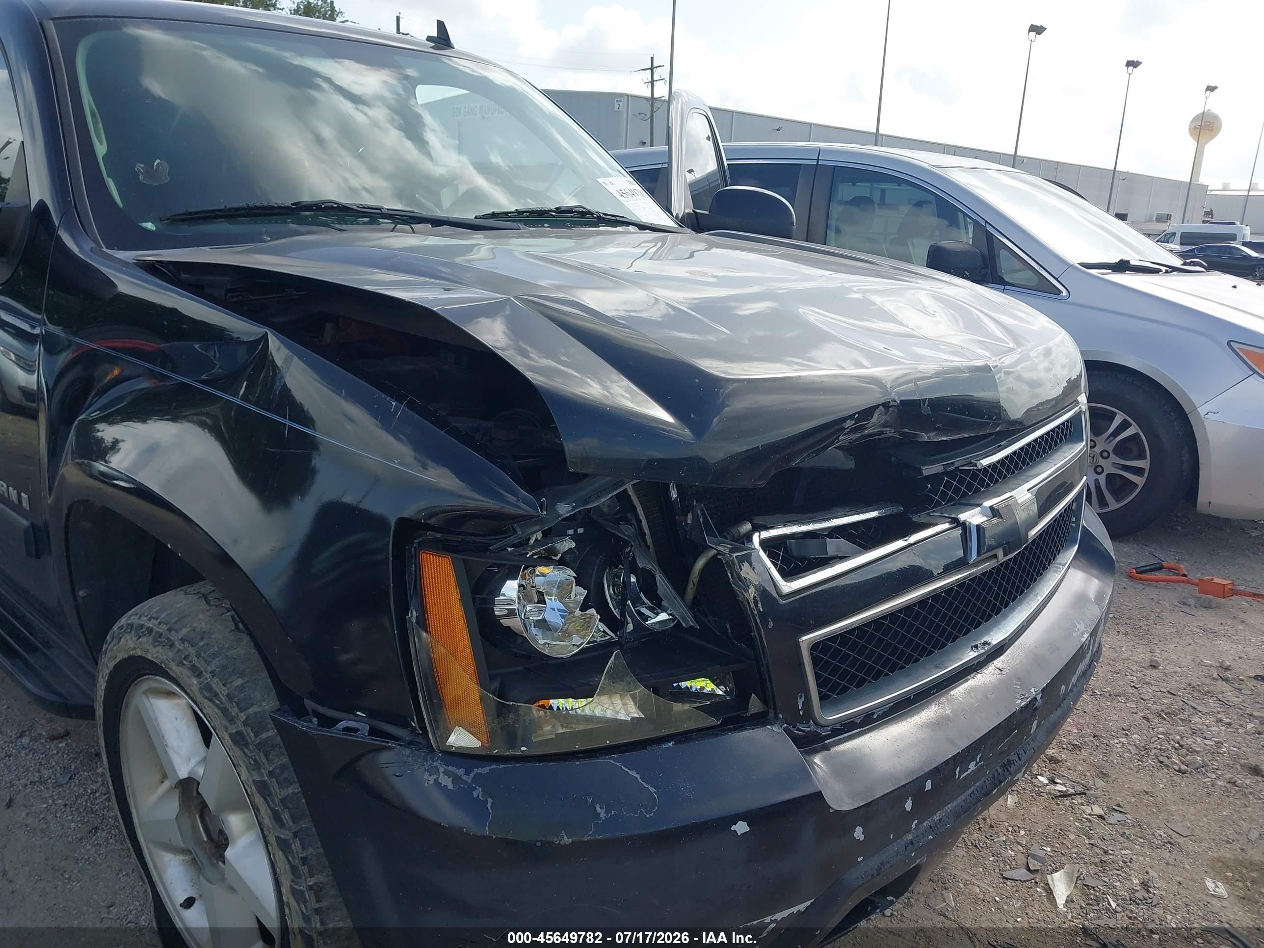 2008 Chevrolet Suburban 1500 Lt Black vin: 3GNFC16008G208991