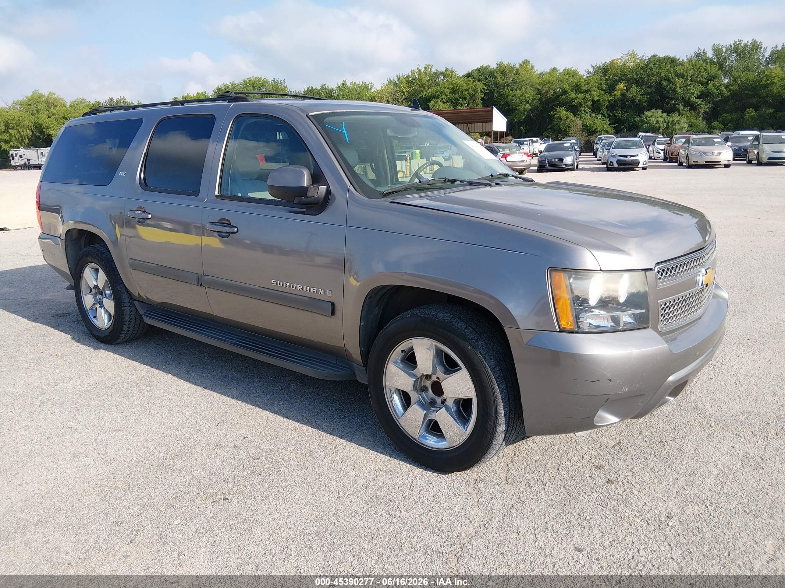 2007 Chevrolet Suburban Ltz Brown vin: 3GNFC16027G140207