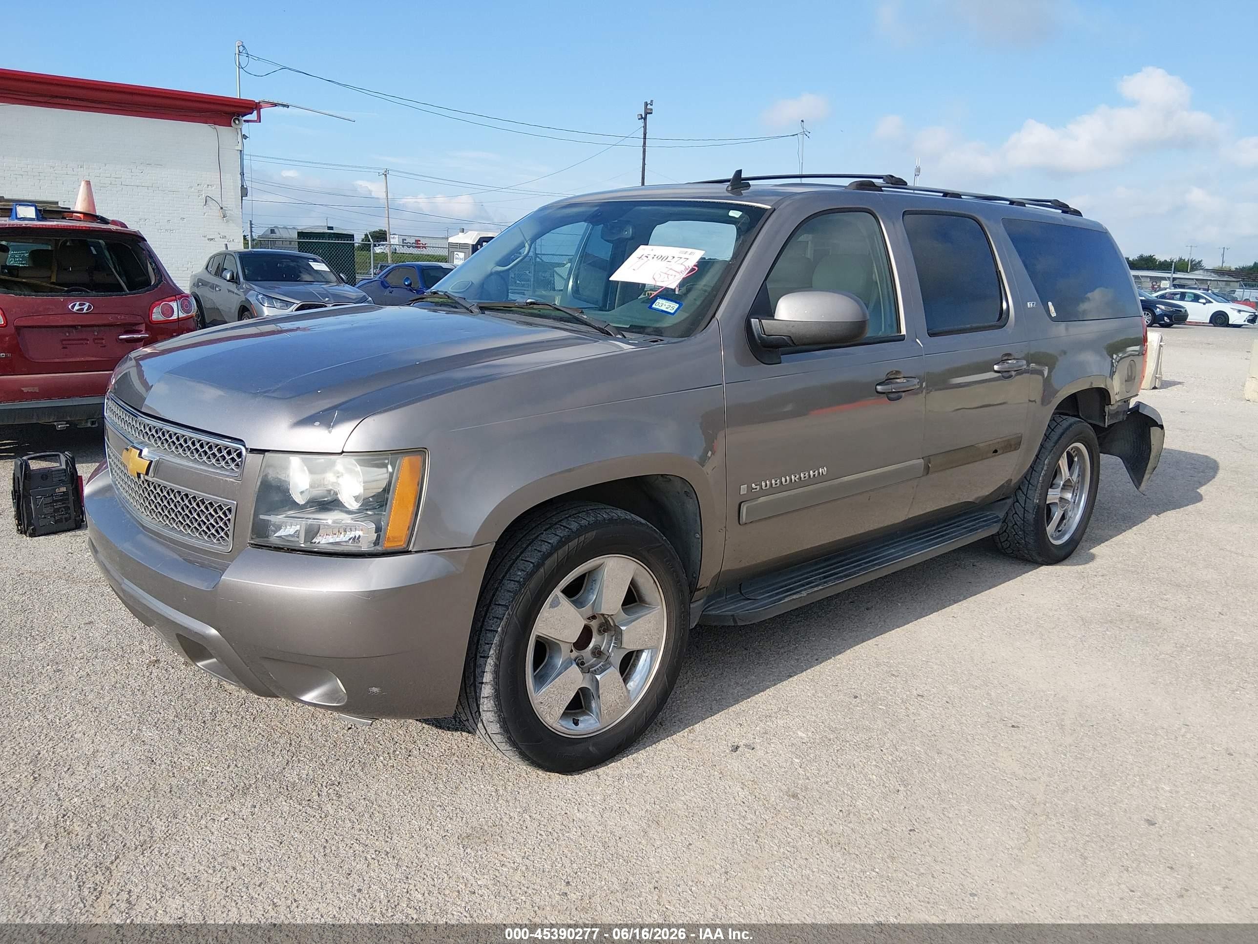2007 Chevrolet Suburban Ltz Brown vin: 3GNFC16027G140207
