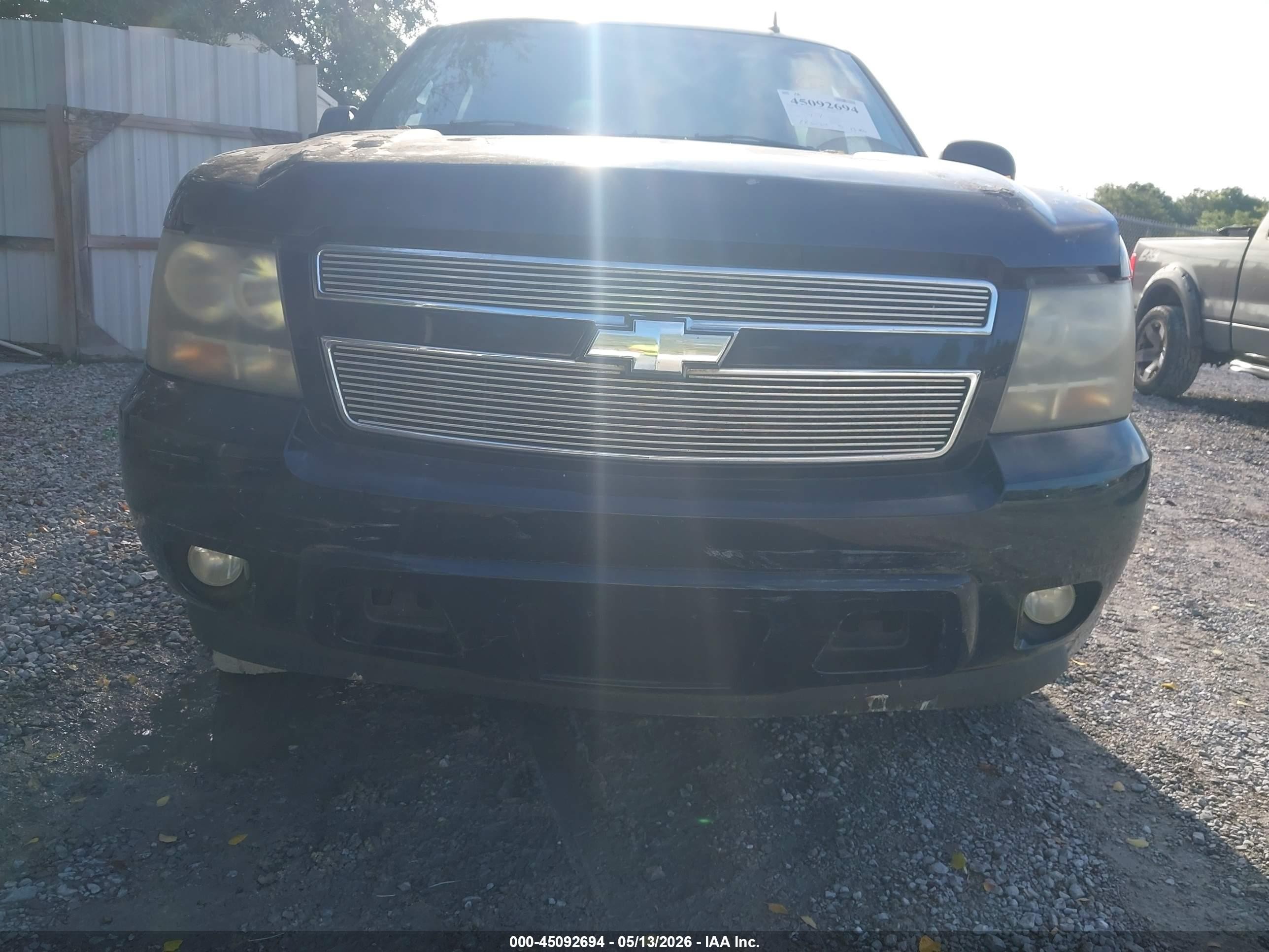 2007 Chevrolet Suburban 1500 Lt Black vin: 3GNFC16027G307066