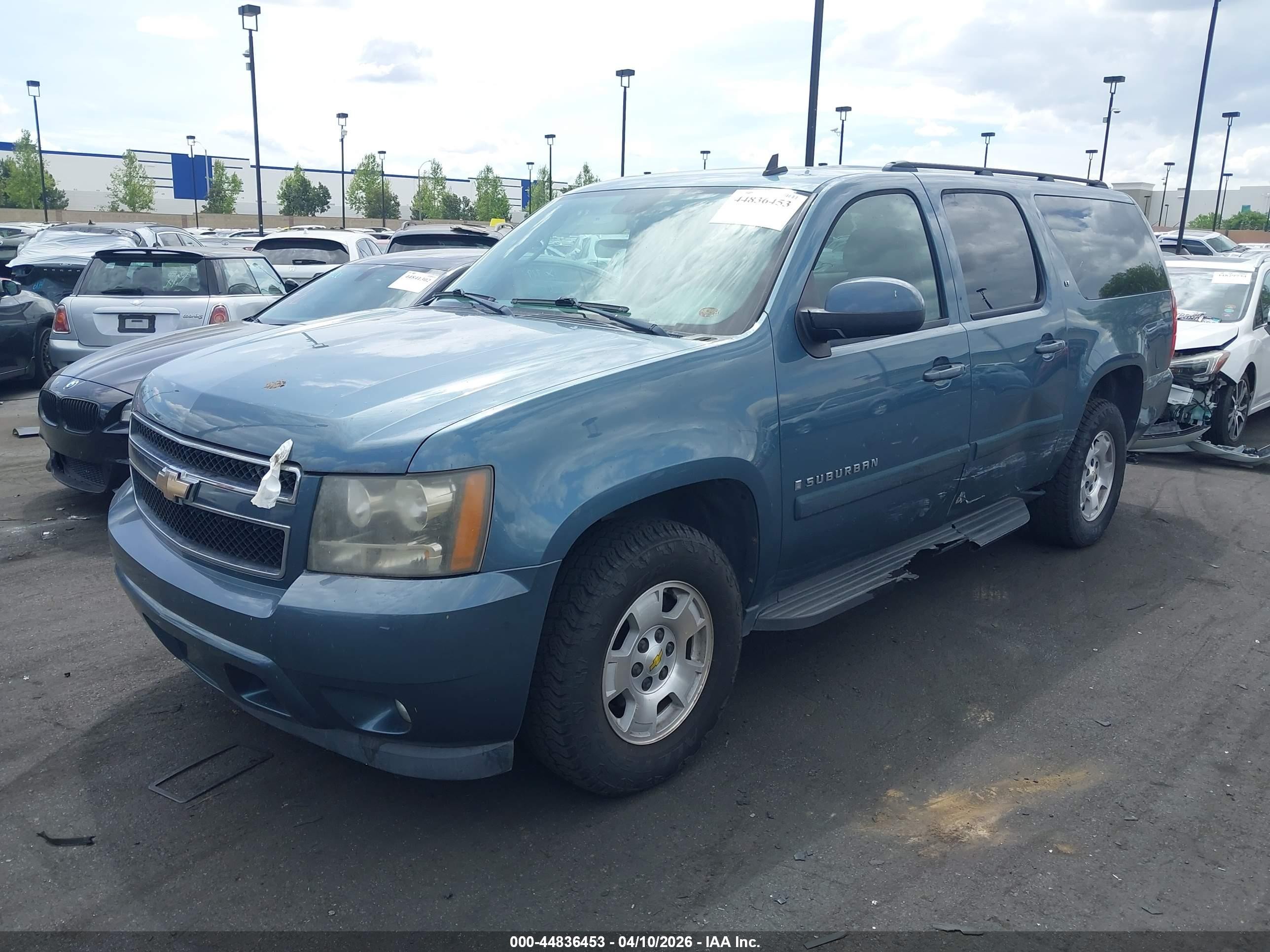 2008 Chevrolet Suburban 1500 Lt Light Blue vin: 3GNFC16038G285208