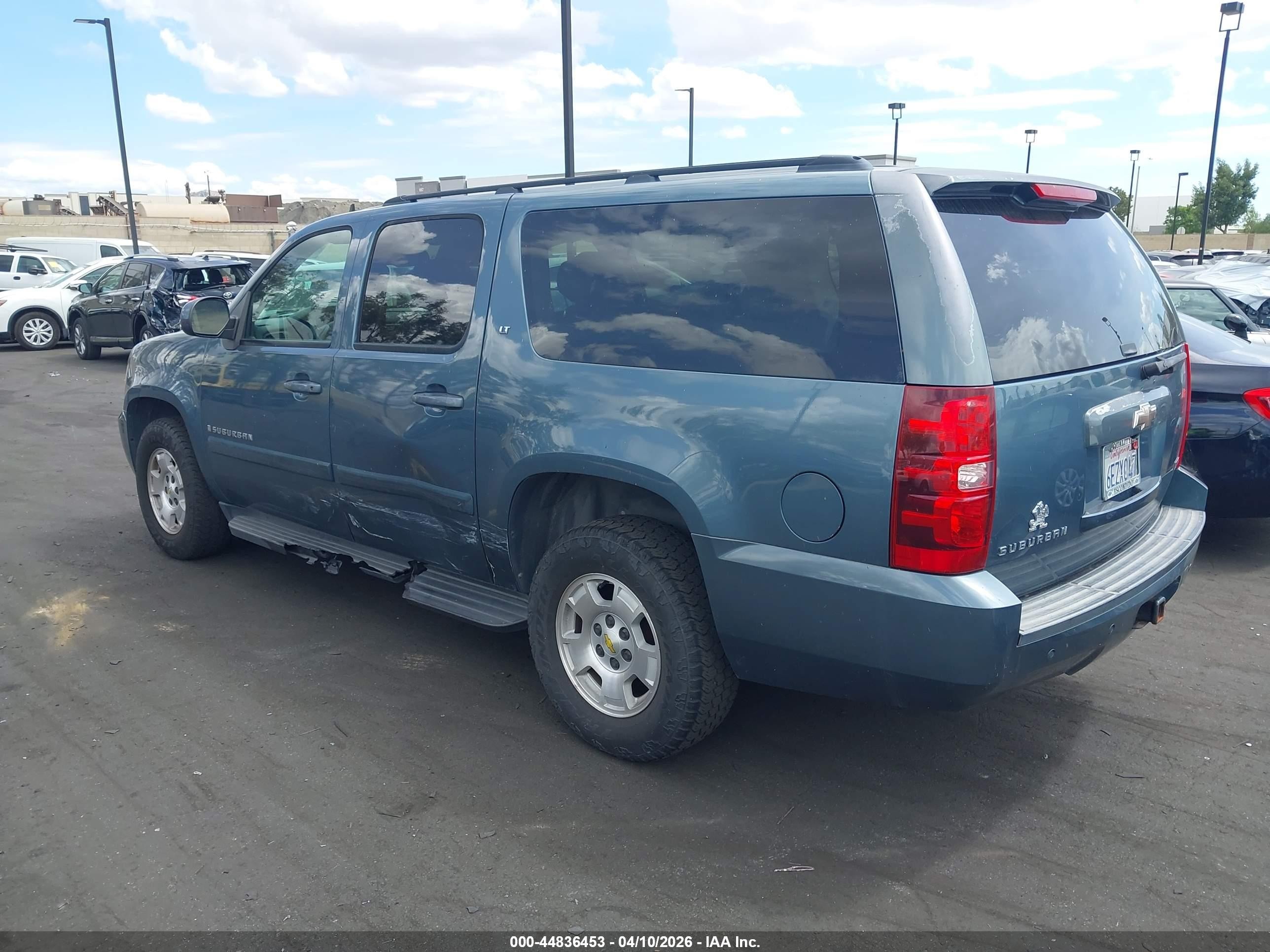 2008 Chevrolet Suburban 1500 Lt Light Blue vin: 3GNFC16038G285208