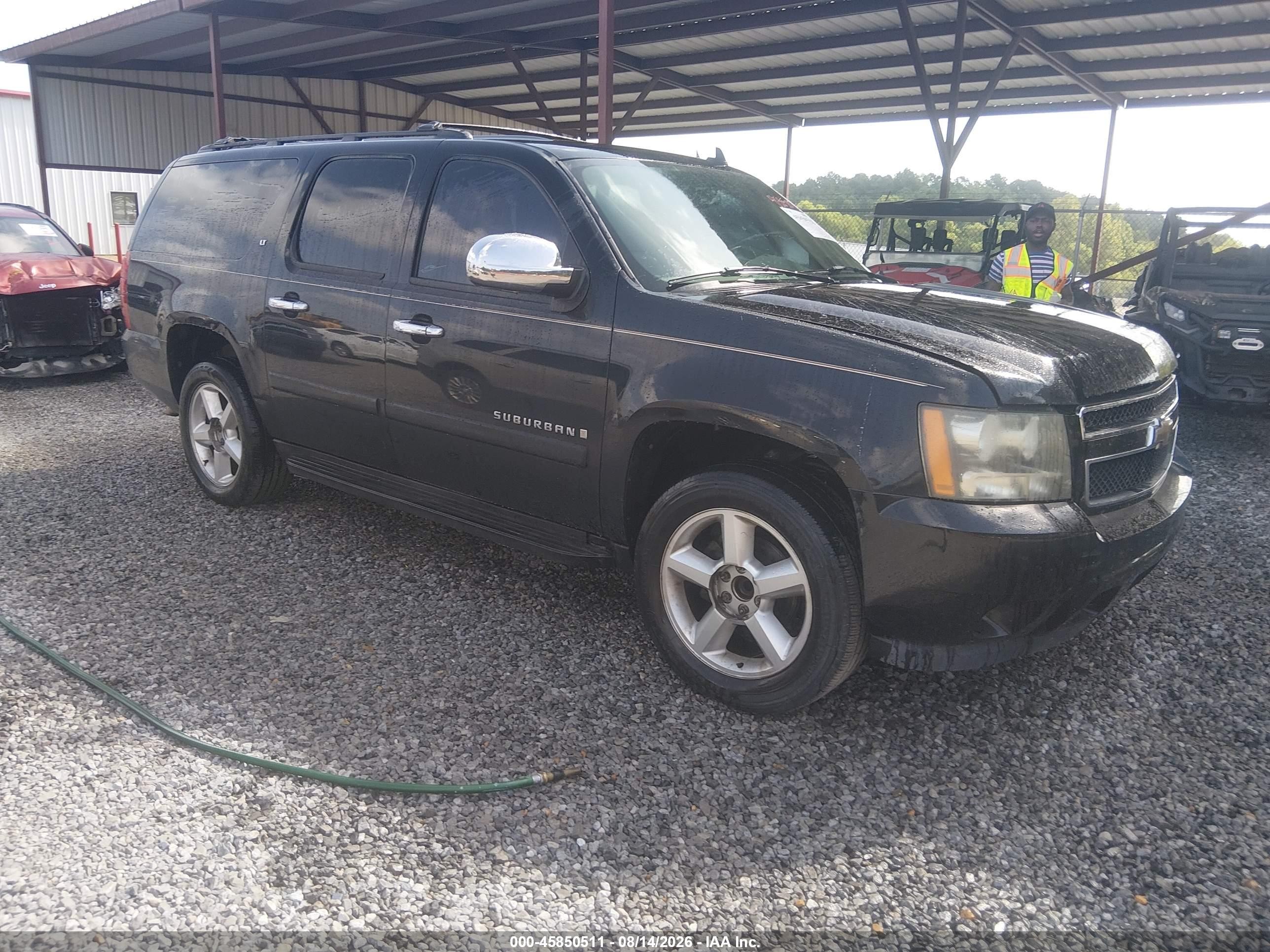2008 Chevrolet Suburban 1500 Lt Blue vin: 3GNFC16048G196571