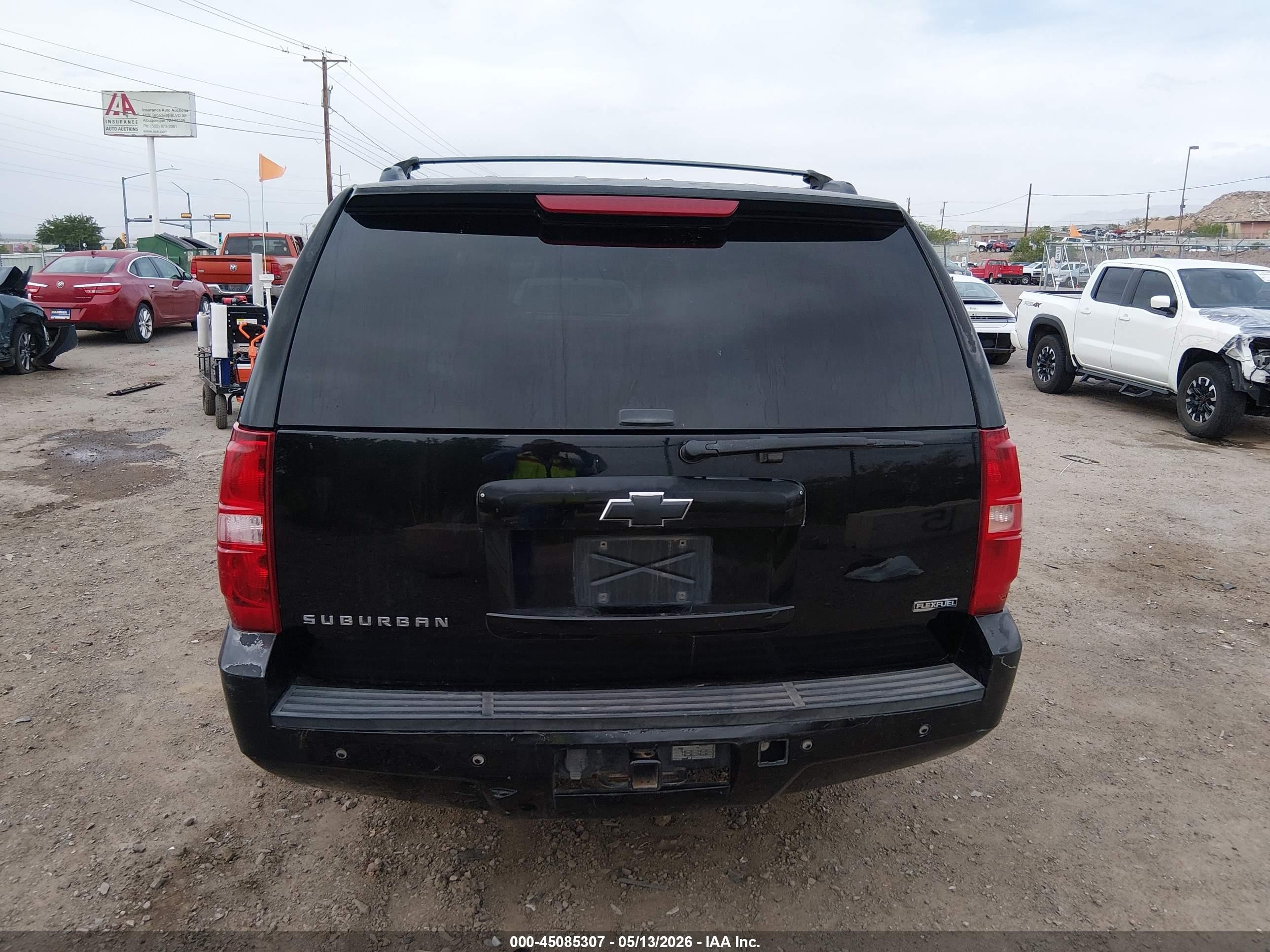 2008 Chevrolet Suburban 1500 Lt Black vin: 3GNFC16048G225325