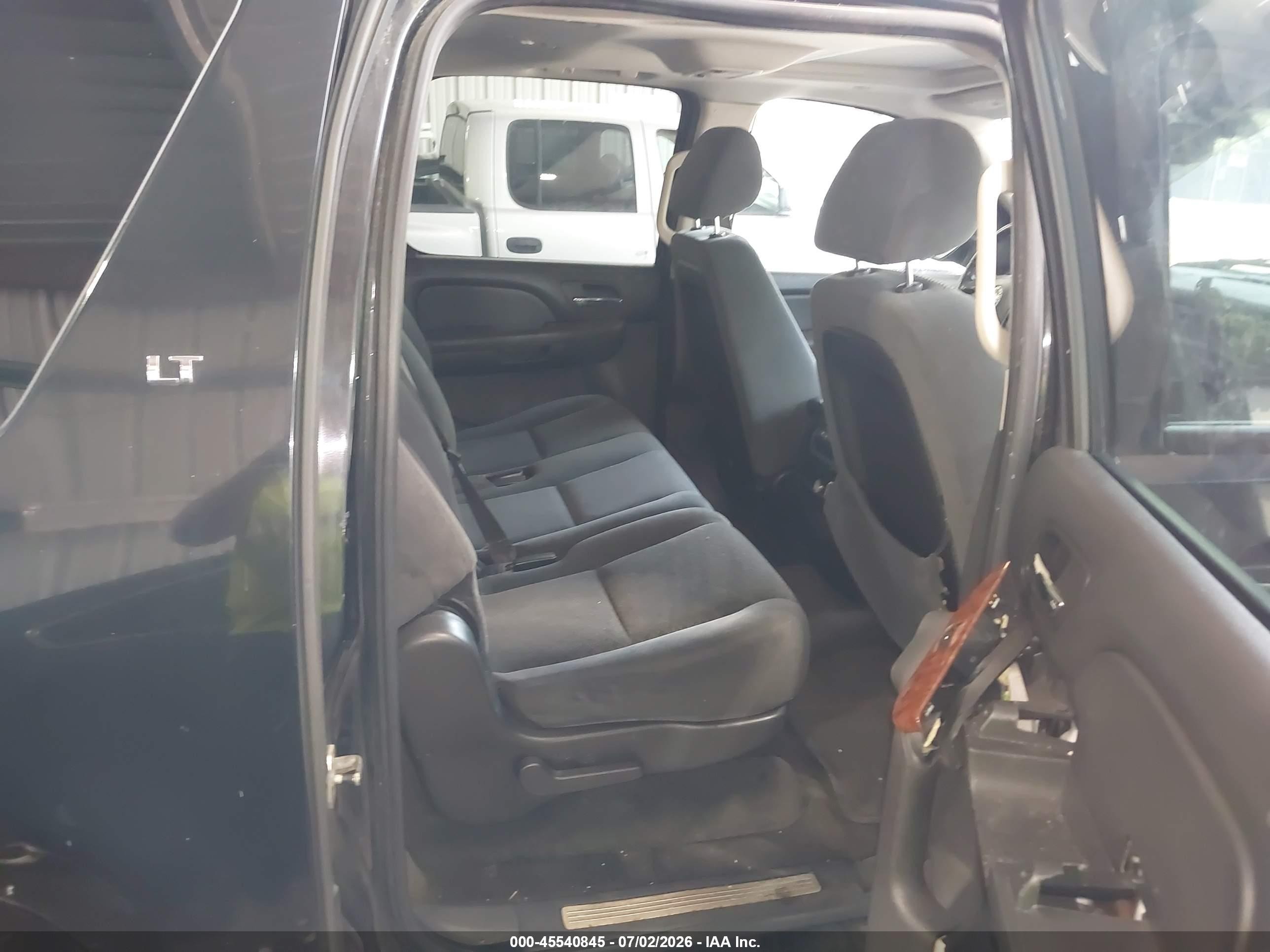2007 Chevrolet Suburban Lt Black vin: 3GNFC16077G253053