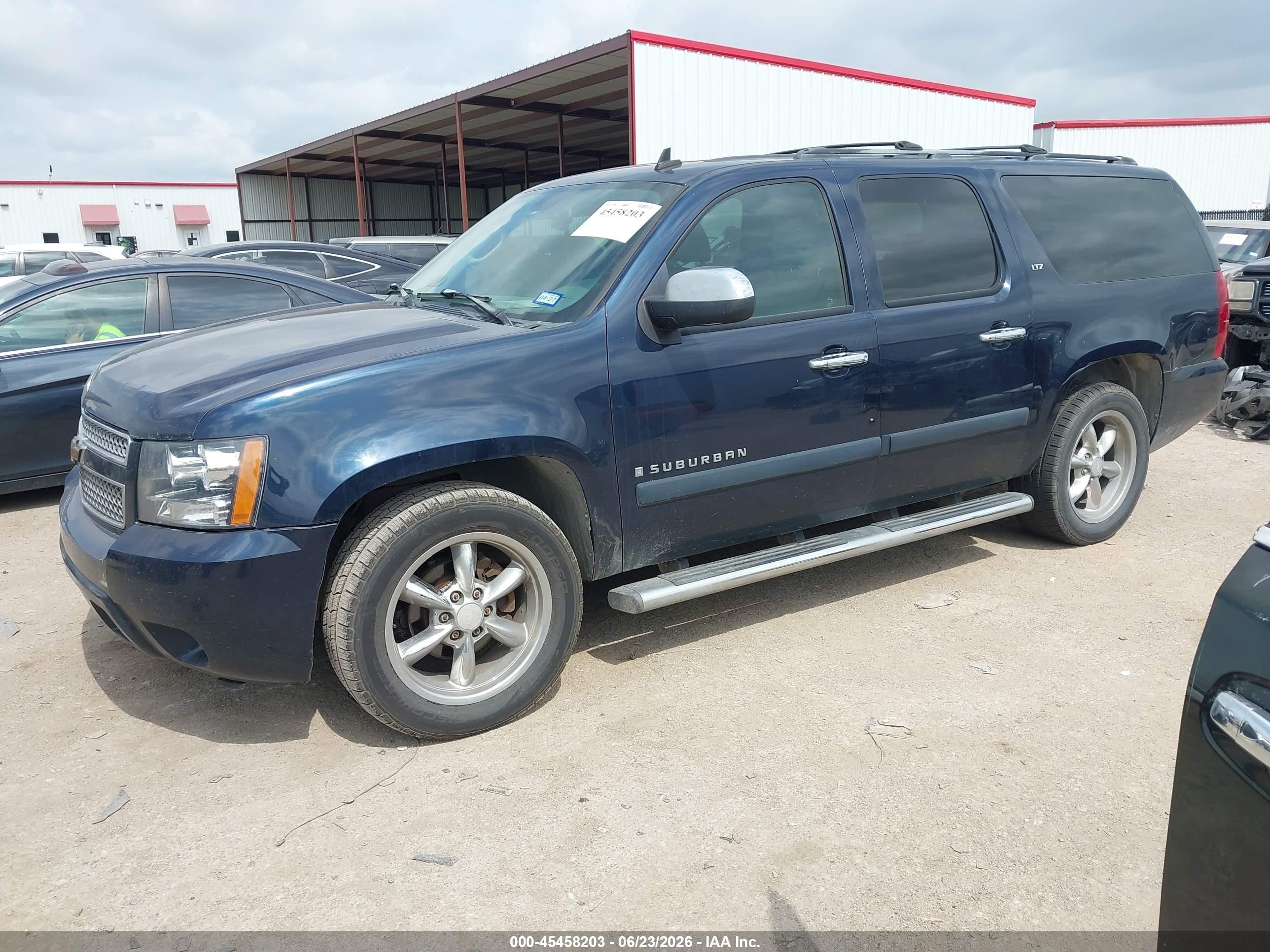2007 Chevrolet Suburban Ltz Синий vin: 3GNFC16077G264330