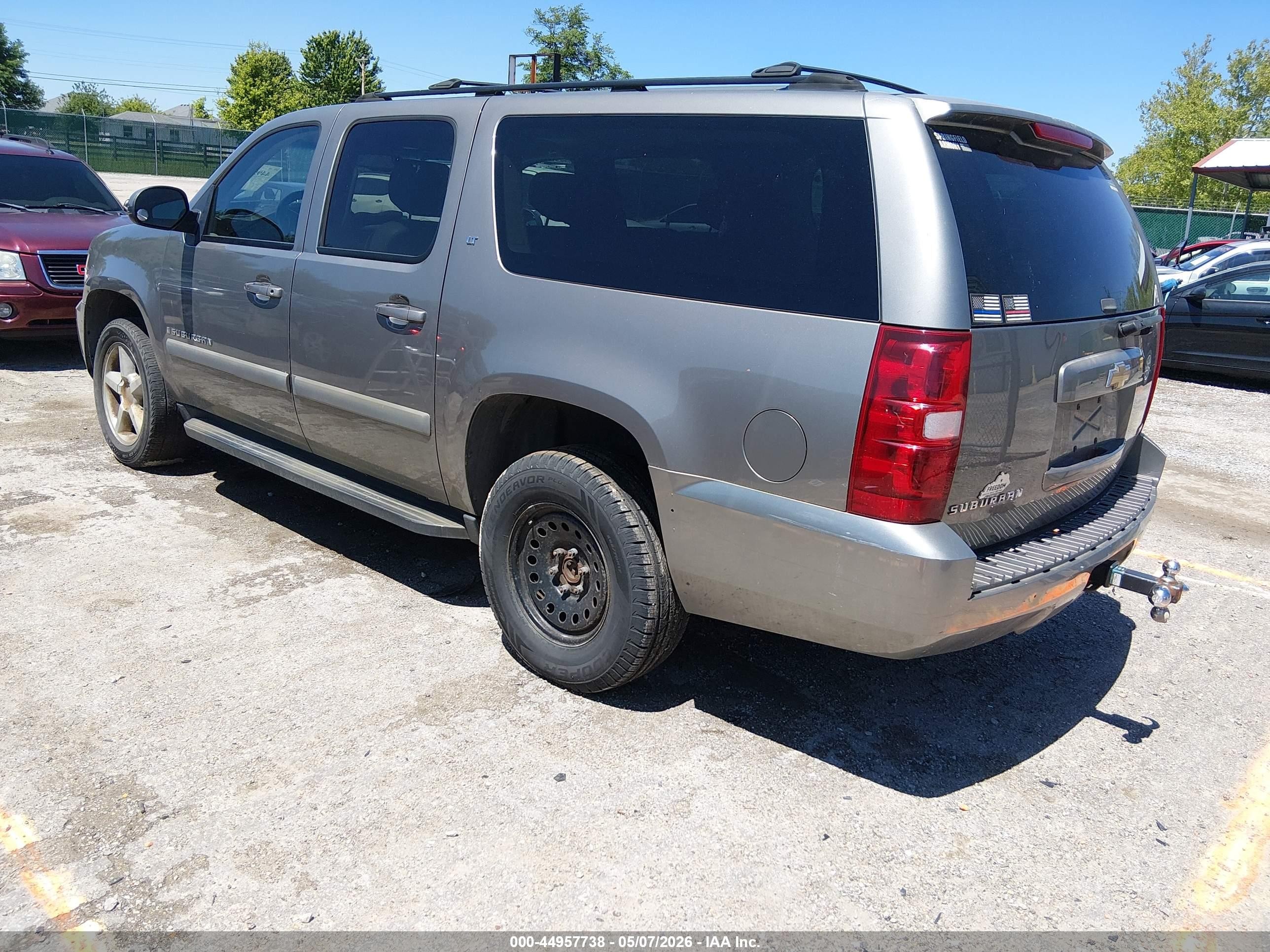 2007 Chevrolet Suburban 1500 Lt Серый vin: 3GNFC160X7G218376