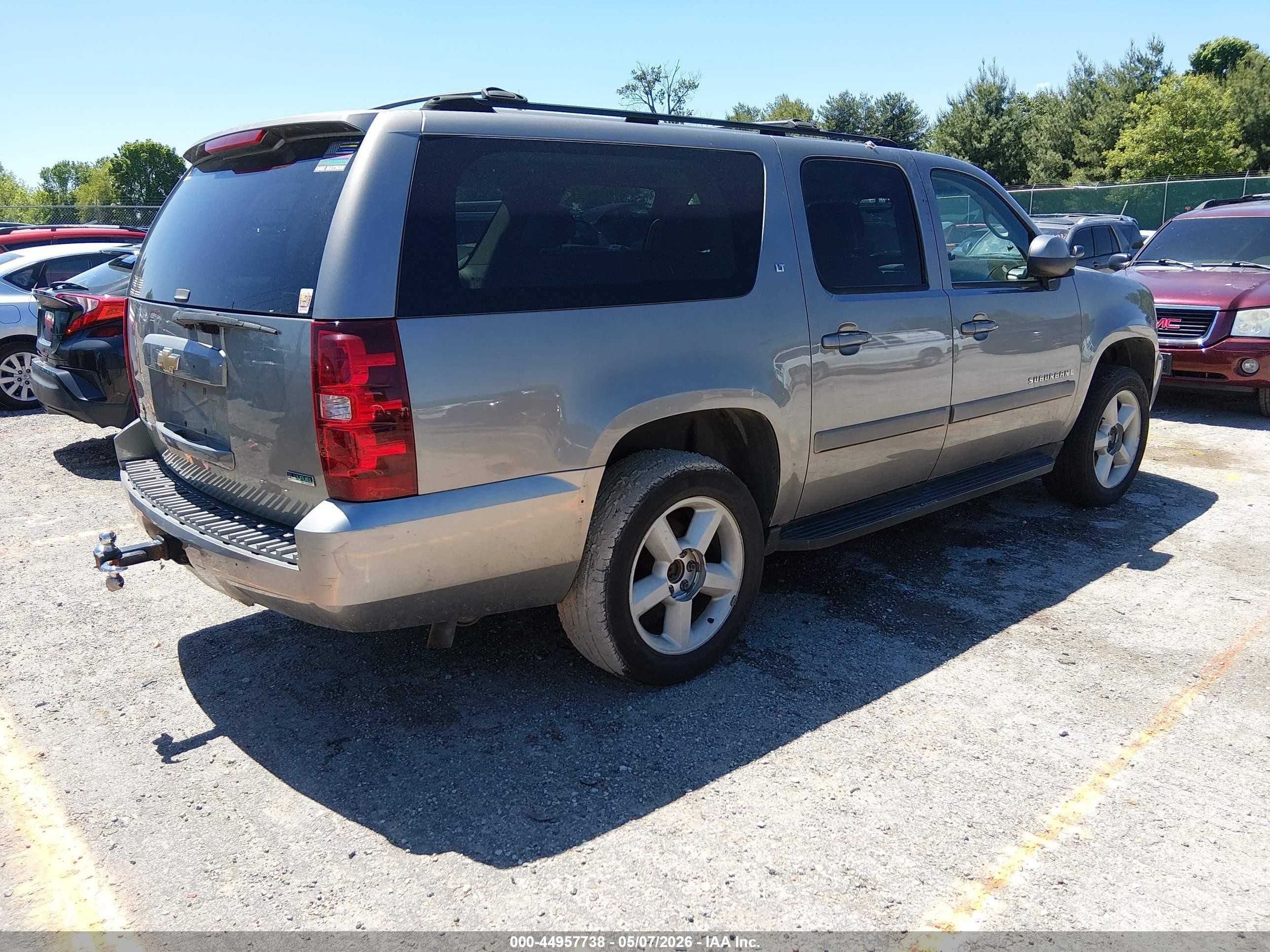 2007 Chevrolet Suburban 1500 Lt Серый vin: 3GNFC160X7G218376