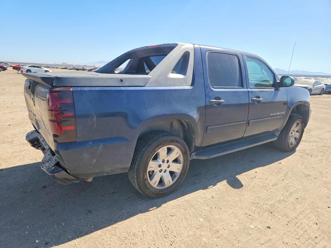 2009 Chevrolet Avalanche K1500 Ls Blue vin: 3GNFK12019G232467