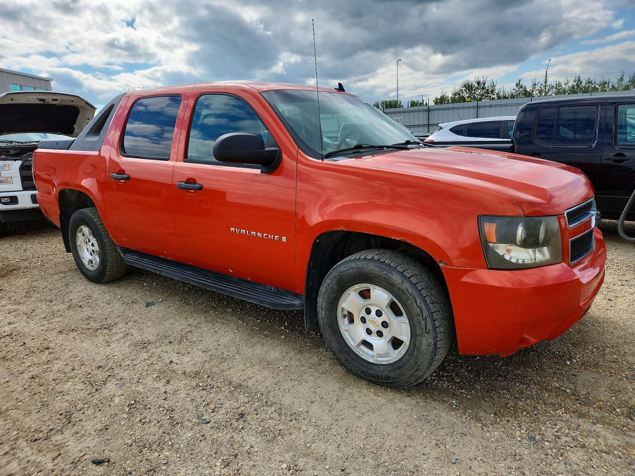 2009 Chevrolet Avalanche K1500 Ls Orange vin: 3GNFK12039G236715