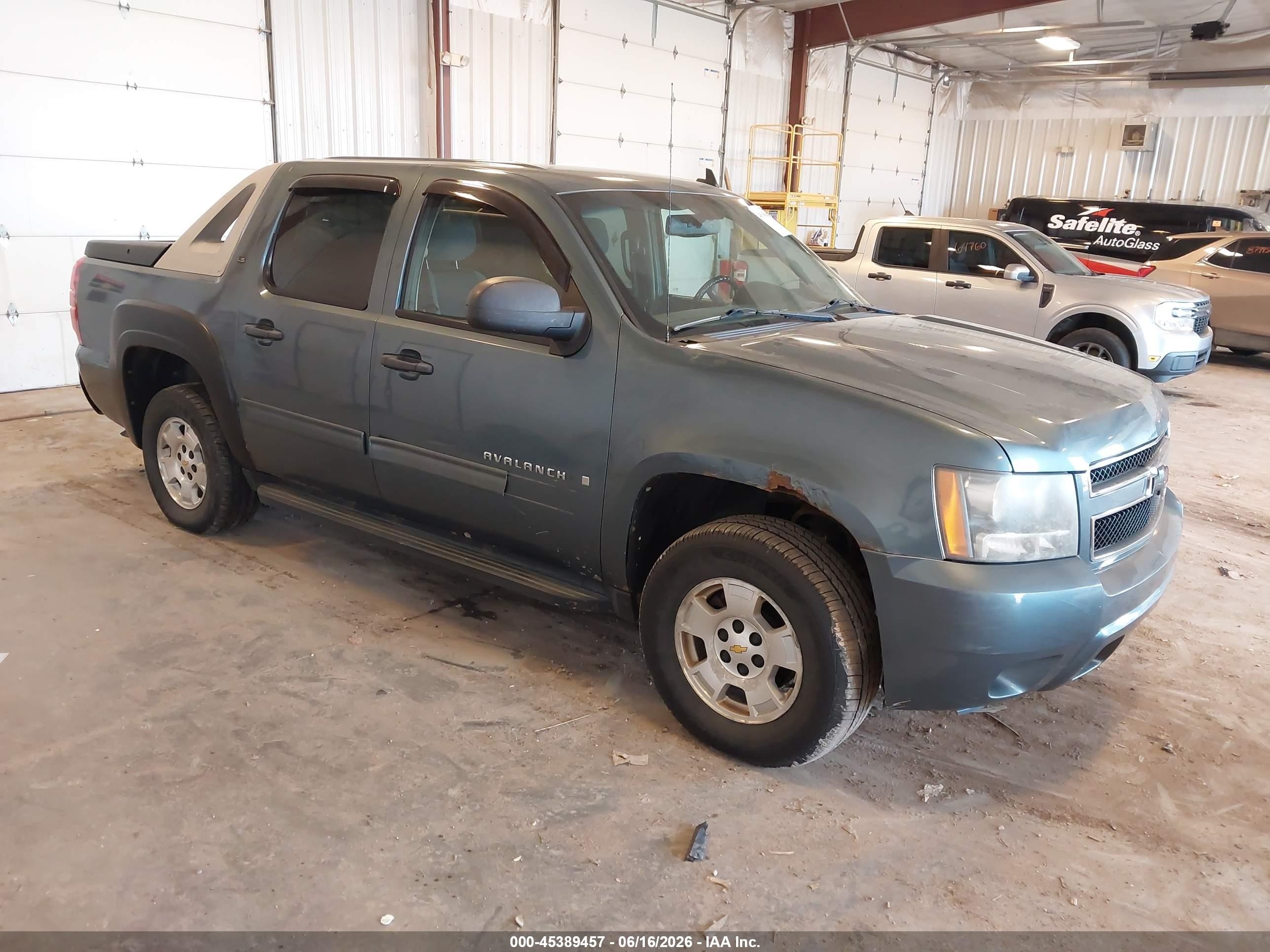 2009 Chevrolet Avalanche 1500 Ls Gray vin: 3GNFK12049G229420