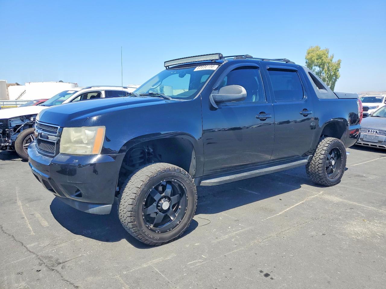 2007 Chevrolet Avalanche K1500 Black vin: 3GNFK12307G127569
