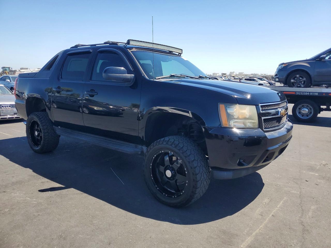 2007 Chevrolet Avalanche K1500 Black vin: 3GNFK12307G127569