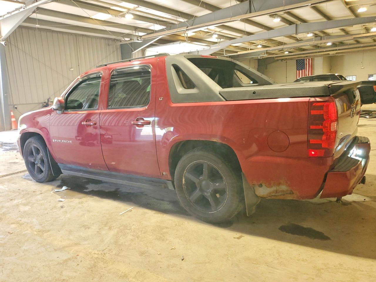 2007 Chevrolet Avalanche K1500 Burgundy vin: 3GNFK12307G168526